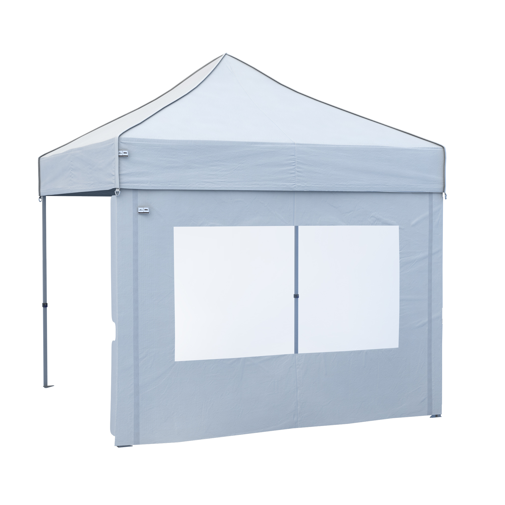Seitenwand für Faltpavillon mit Fensteröffnung und stabiler Struktur