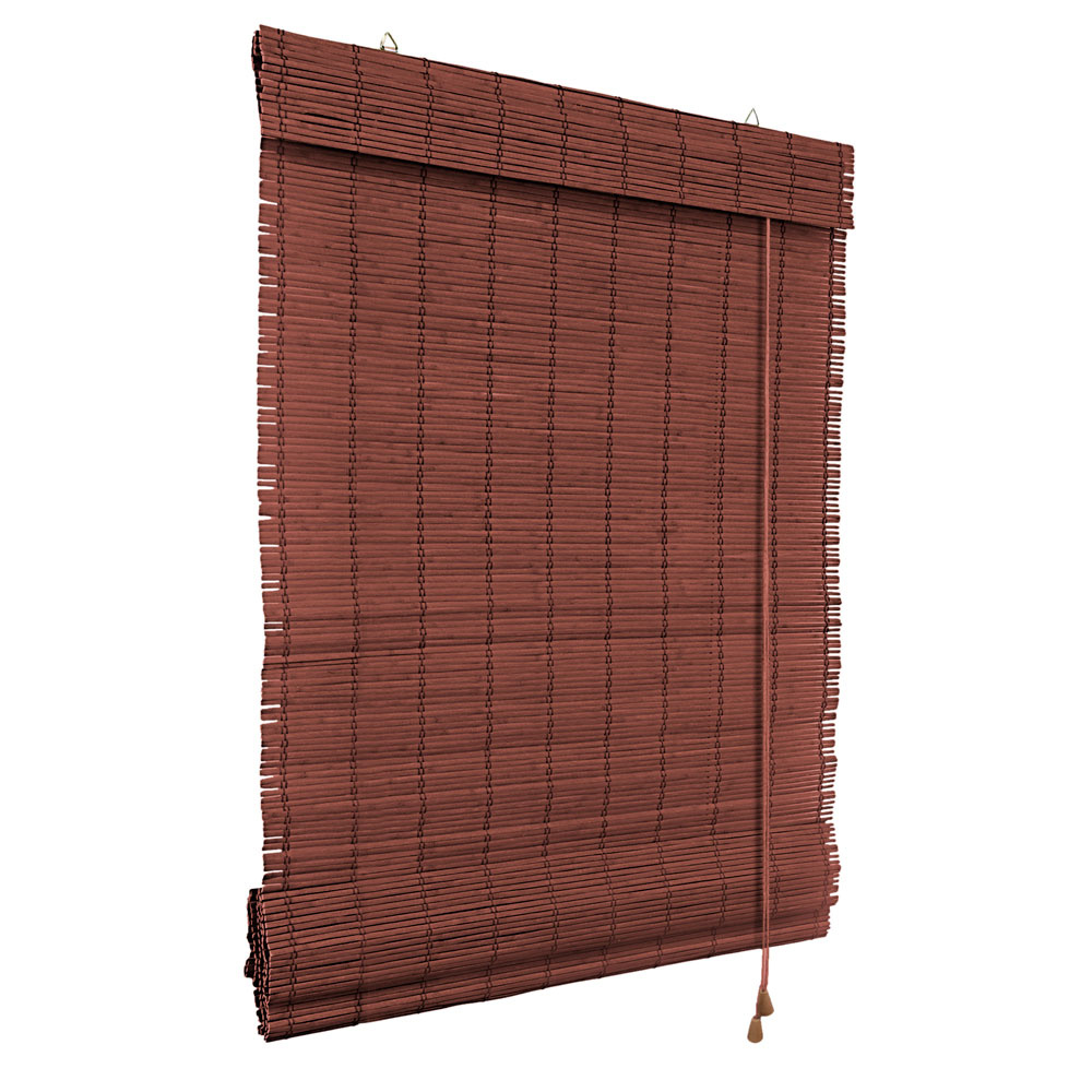 Bambus-Raffrollo | 70 x 160 cm, kirsche