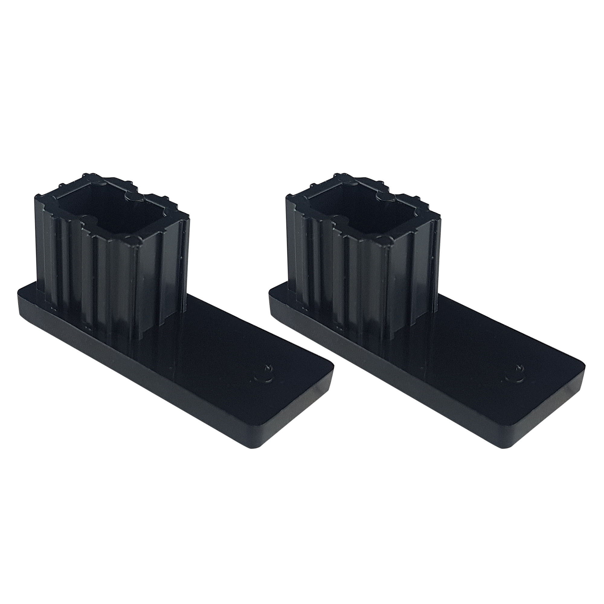 Tappo di chiusura per guide tapparella PP 53 (53 x 22 mm) | nero, 2 pezzi