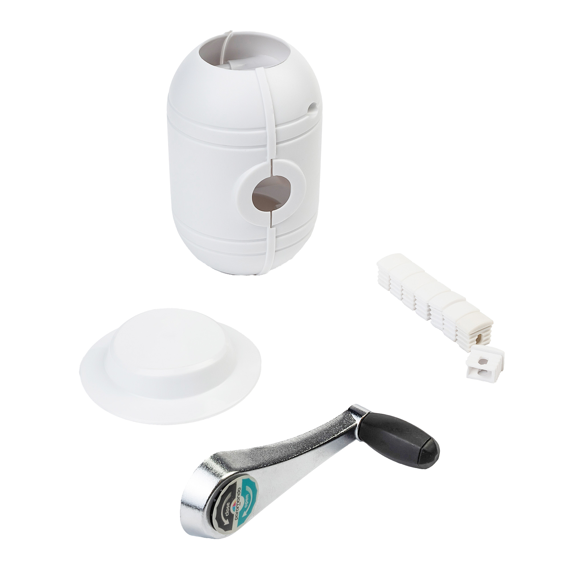 Set di ricambio 2 per ombrellone Interpara | bianco