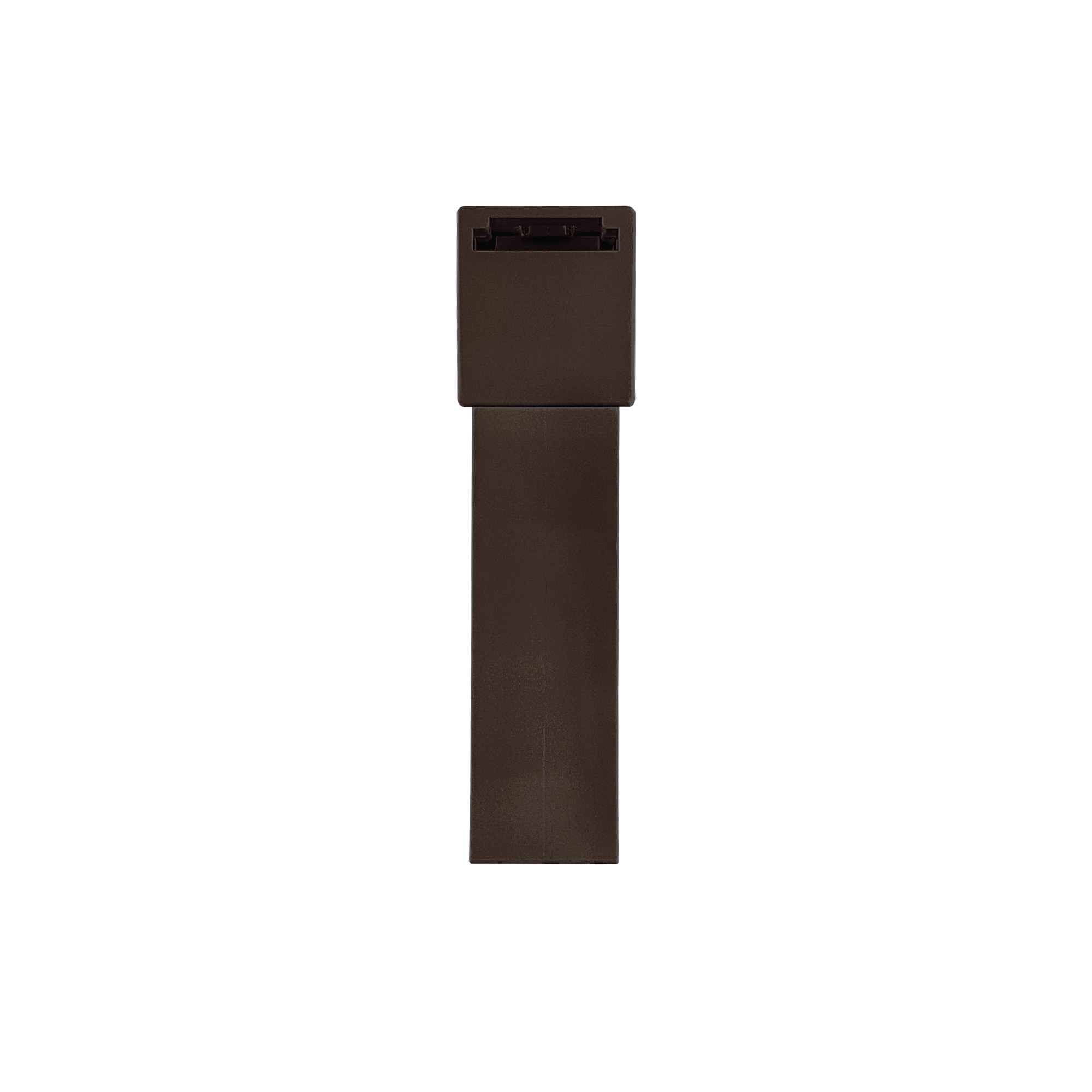 Klemmhalter für Doppelrollo, geeignet für Fensterflügel 15-23 mm, rechteckige Form