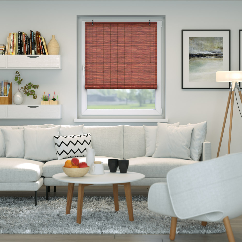 Bambusrollo | 90 x 160 cm, kirsche