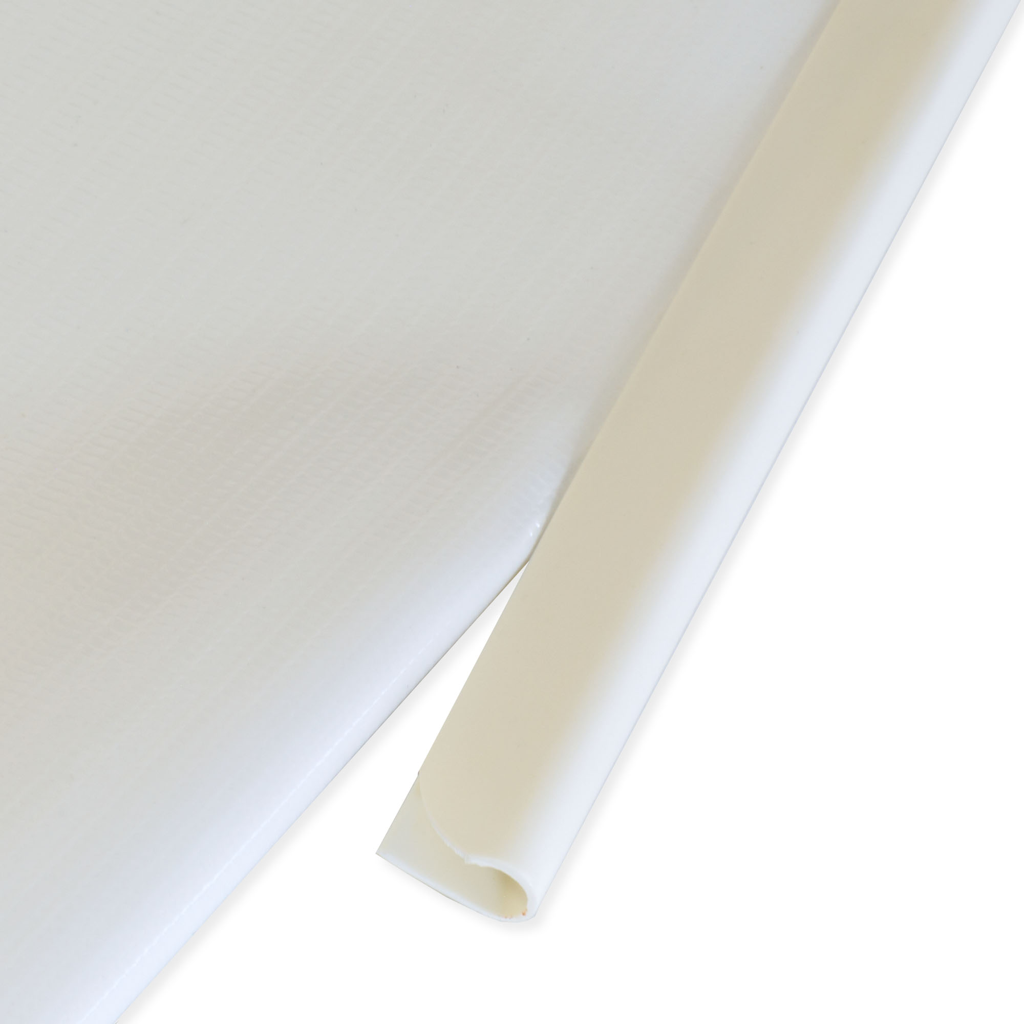 Rolle mit PVC Sichtschutzstreifen und Befestigungsclip für Zaunmontage