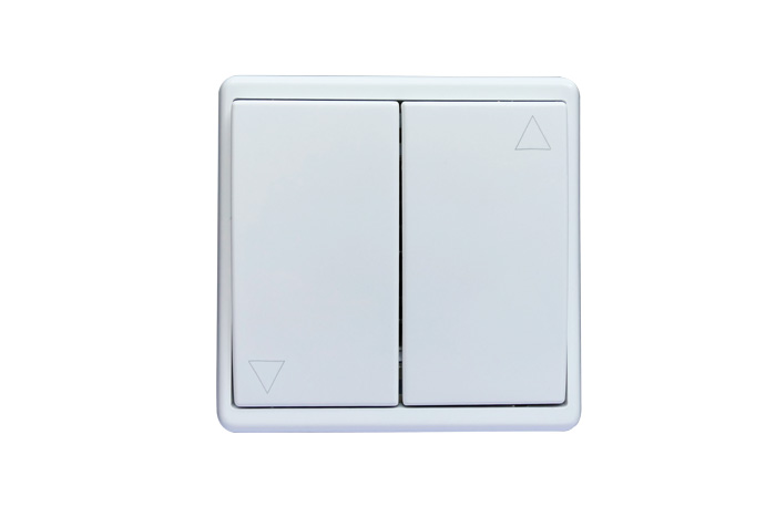 Interruttore / pulsante a bilanciere JL | Pulsante a bilanciere JLWTUP / da incasso / bianco