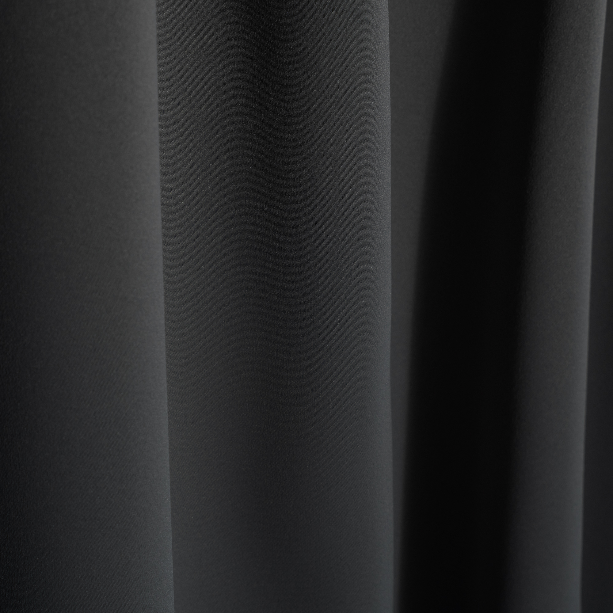 BLACKY Brandschutz-Vorhang B1 mit Kombiband | verdunkelnd, 135 x 245 cm, schwarz 