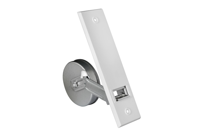 Einlass-Gurtwickler Unterputz inkl. Kunststoff-Abdeckplatte | weiß / LA: 134 mm