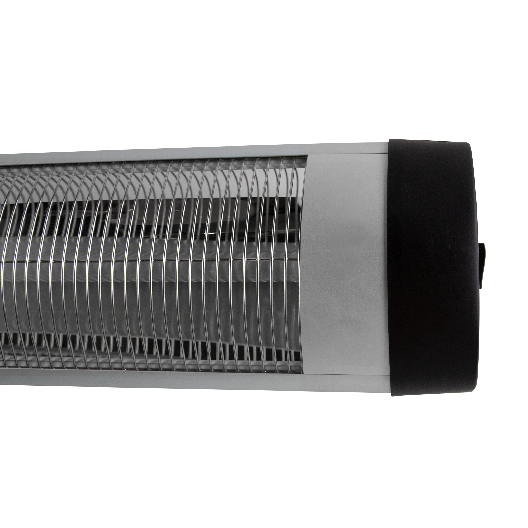 Quarz-Infrarotstrahler mit Schutzgitter und Gehäuse, 2000 Watt Heizleistung