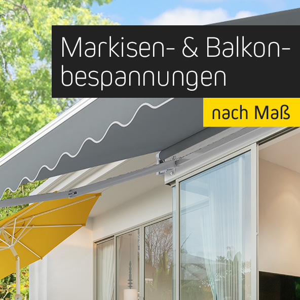 Markisen- & Balkonbespannungen nach Maß