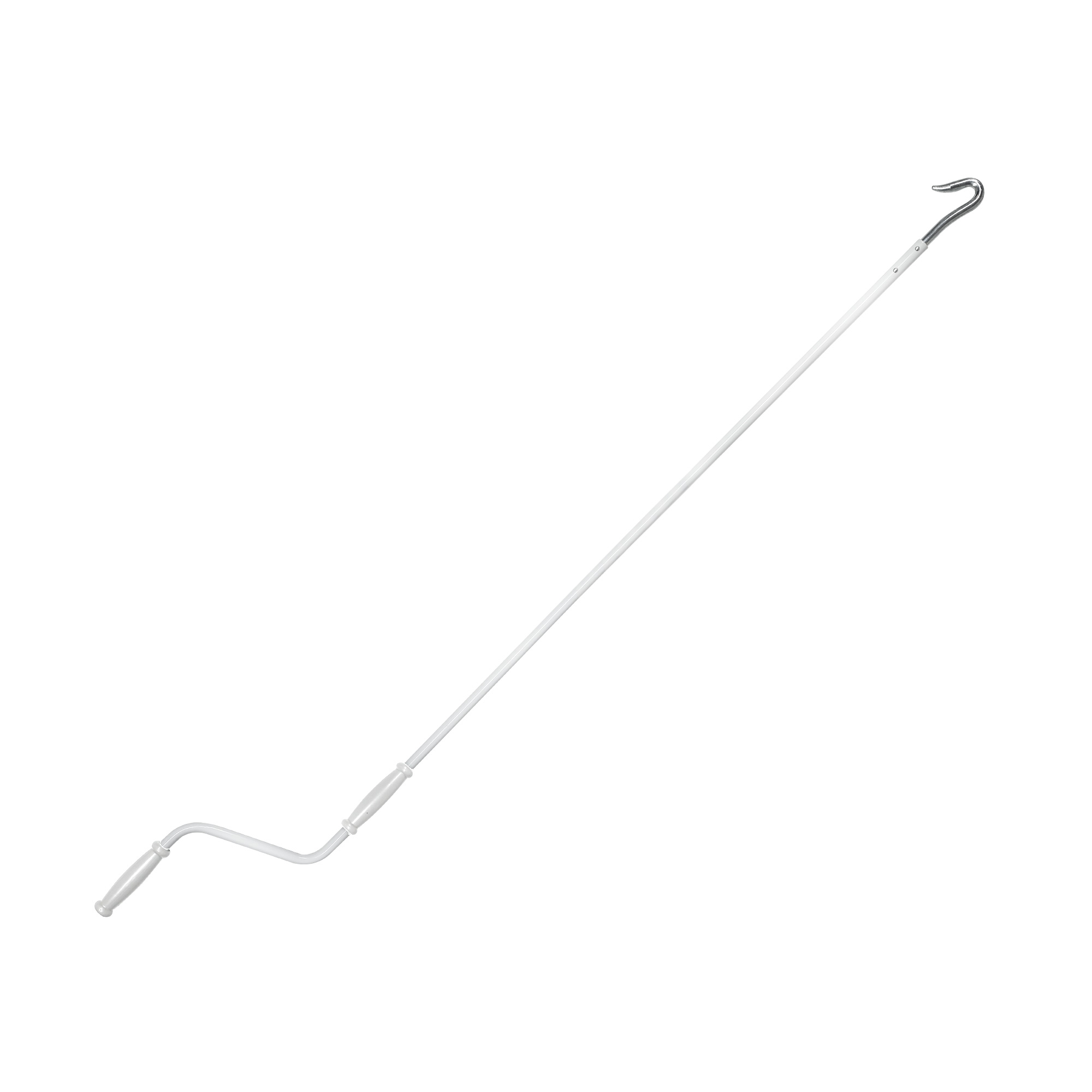 Stabile Markisenkurbel mit Haken und Griff zum manuellen Bedienen von Markisen