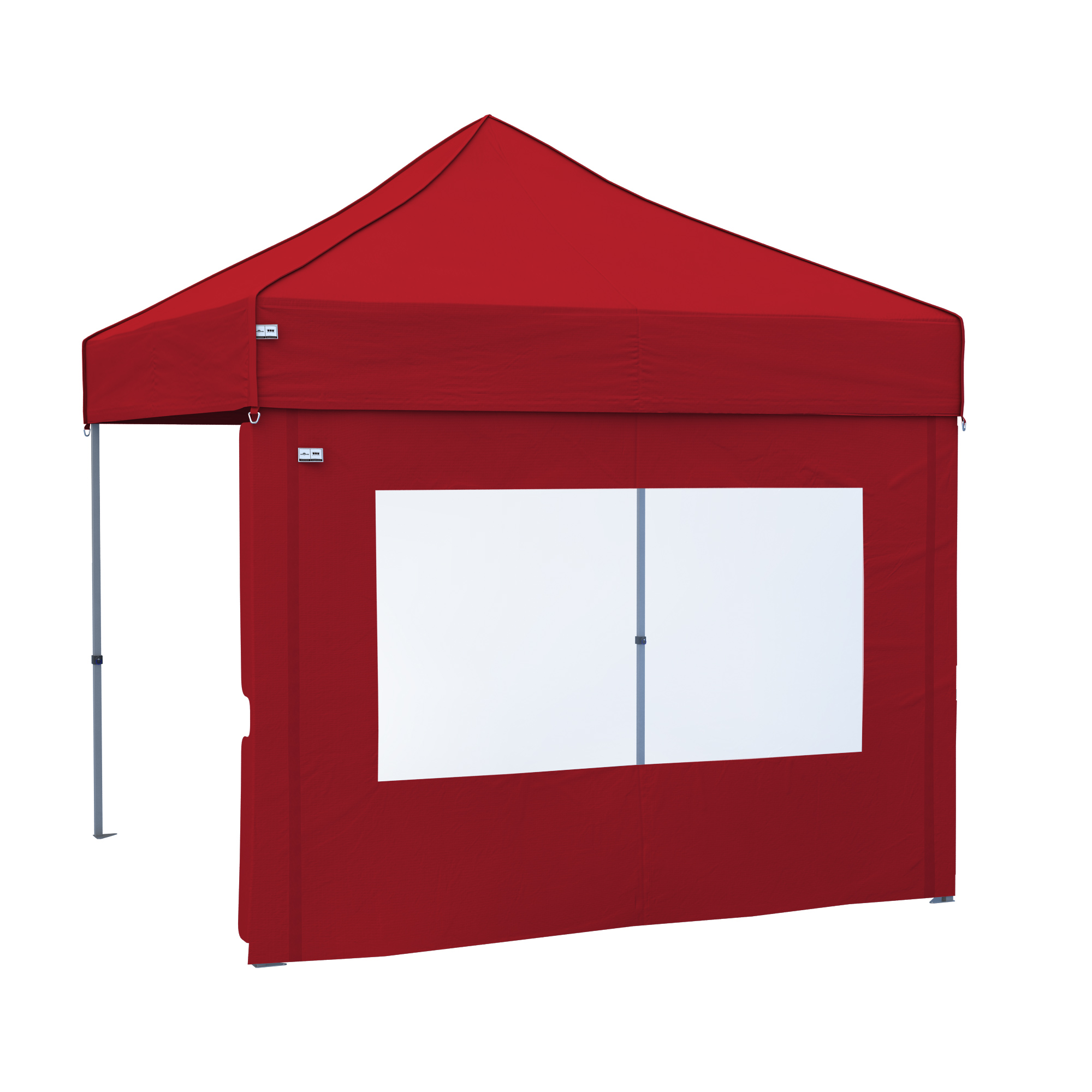 Parete con porta per gazebo pieghevole PRO 40 | 6 m, rosso 
