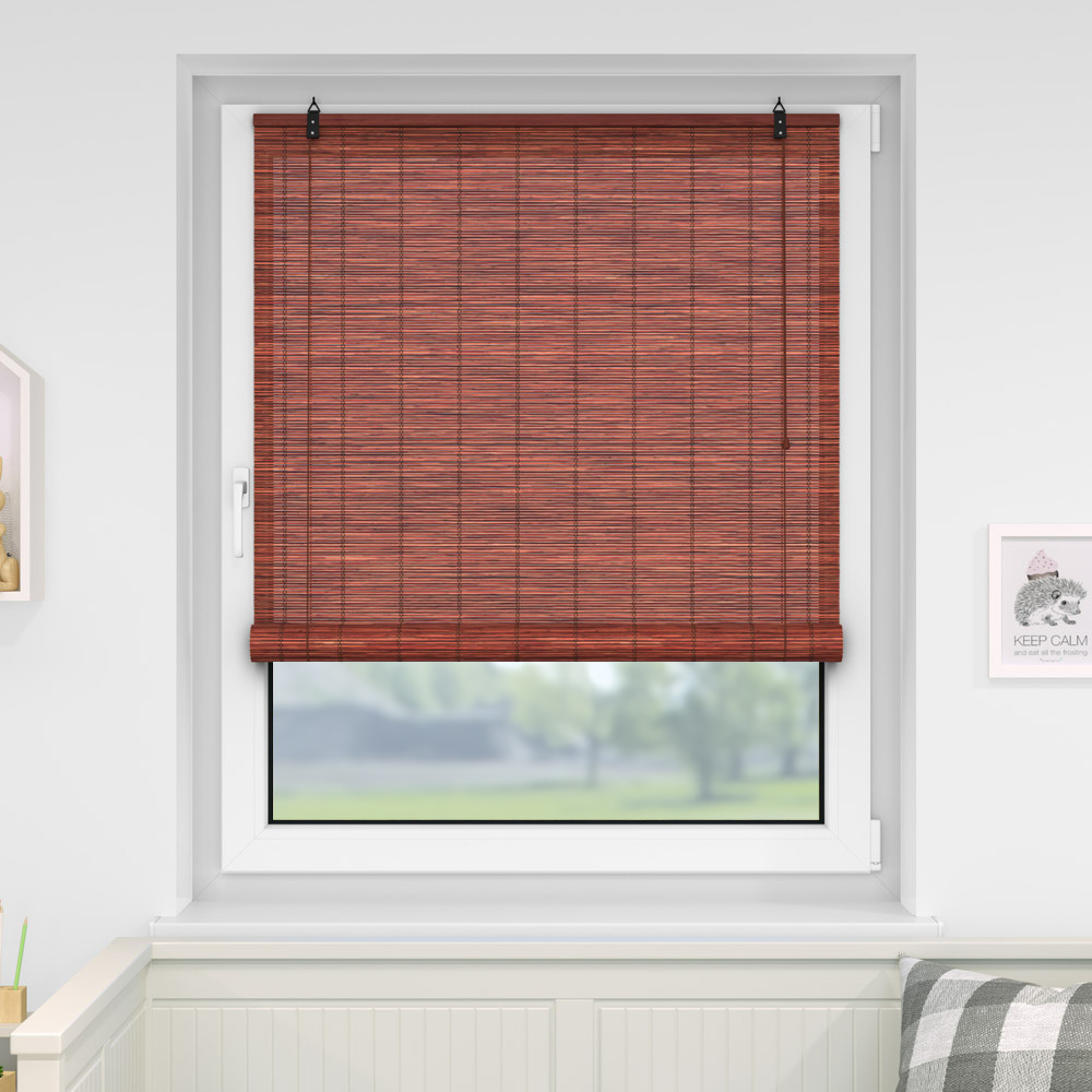 Bambusrollo | 90 x 160 cm, kirsche