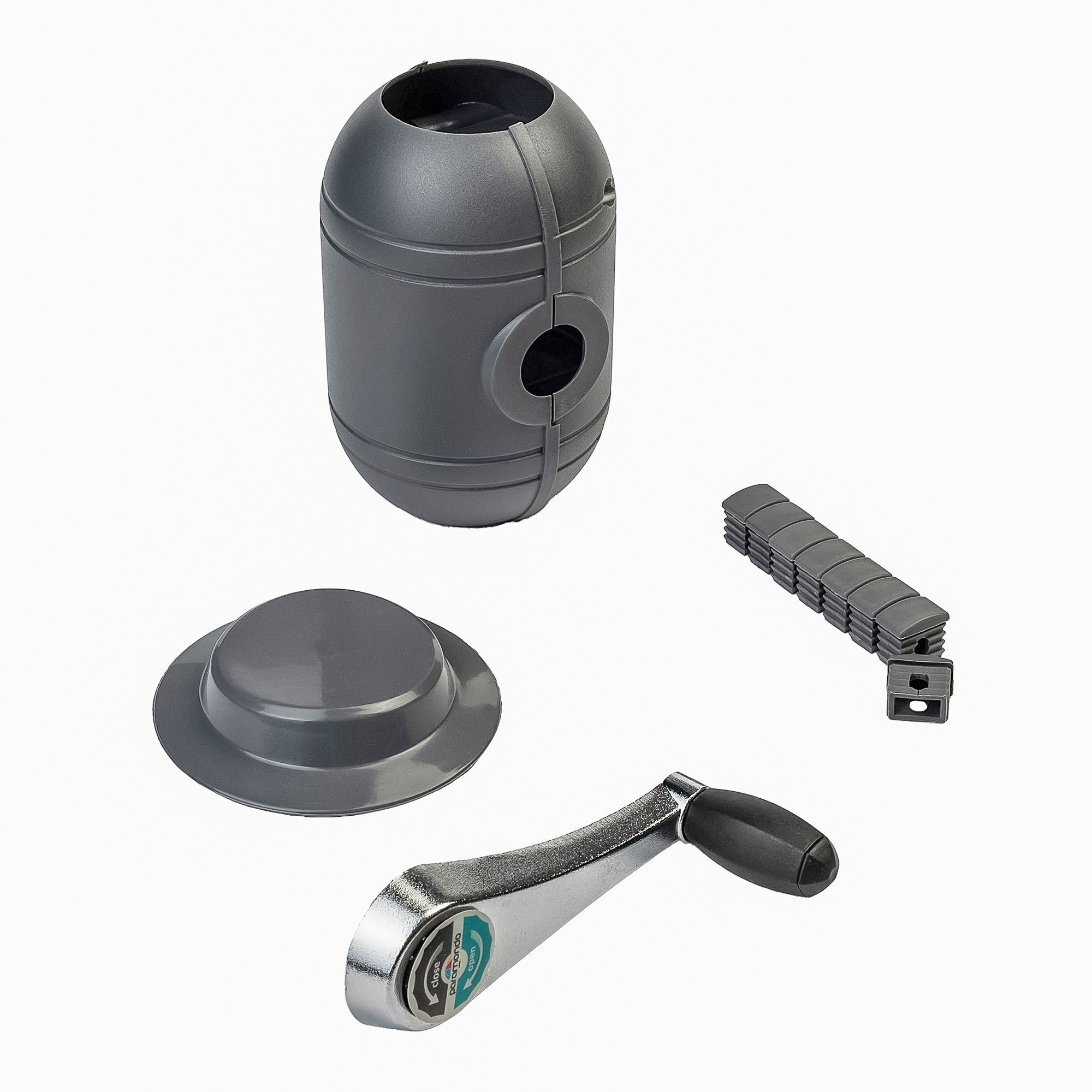 Set di ricambio 2 per ombrellone Interpara | antracite