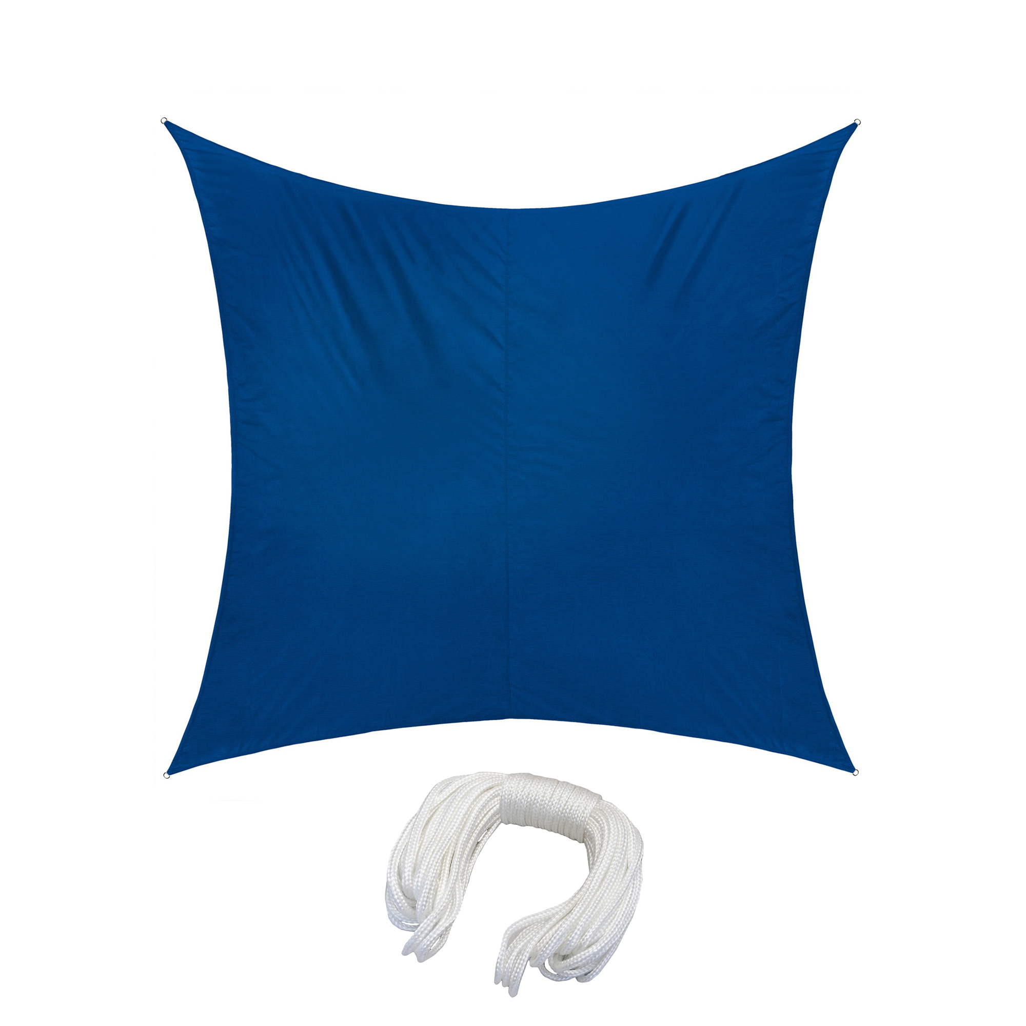 Dreieckiges Sonnensegel aus Polyester mit Seil, wasserabweisend