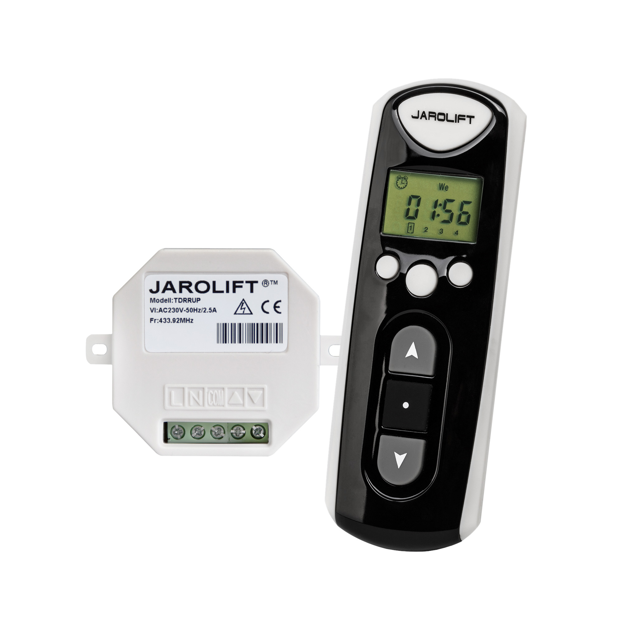 Timer radio comandato + ricevitore radio A incasso (Modello a scelta)