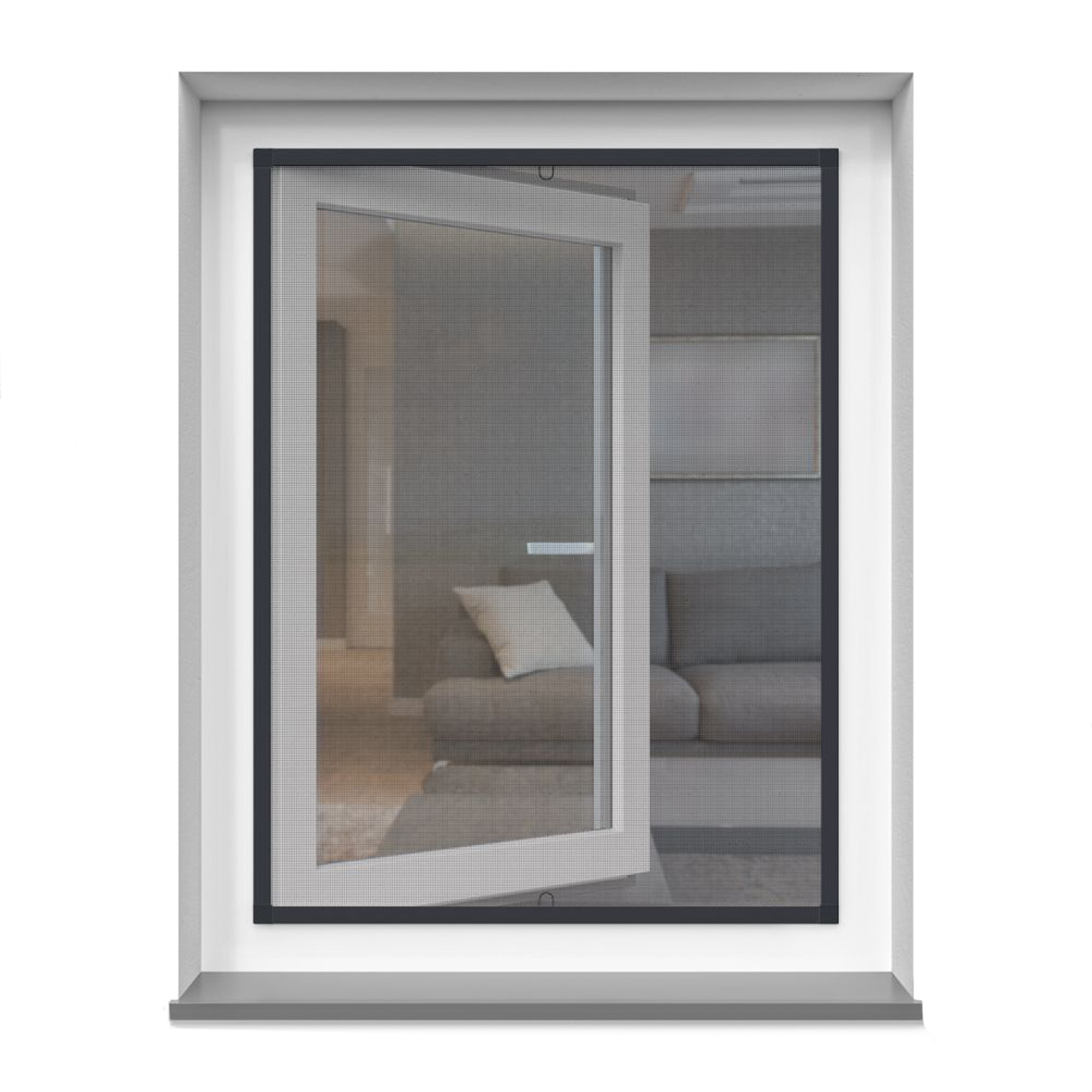 Zanzariera Fai Da Te - Ritagliabile Senza Fori, Fino A 130x150 Cm - Foto 4