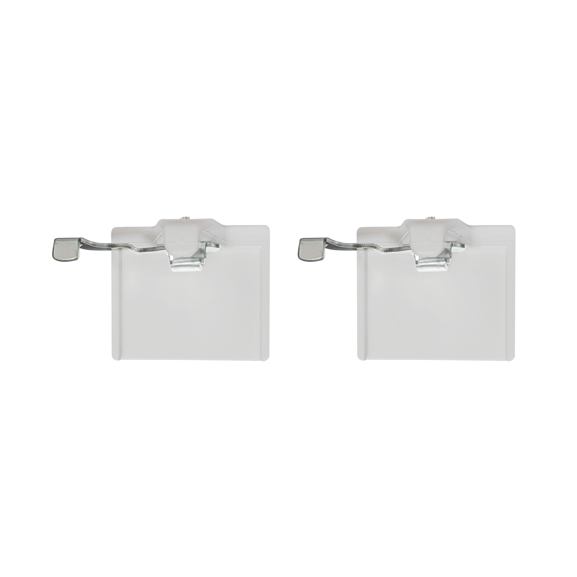 Supporto adesivo per veneziana da 25 mm | grigio, 2 pezzi