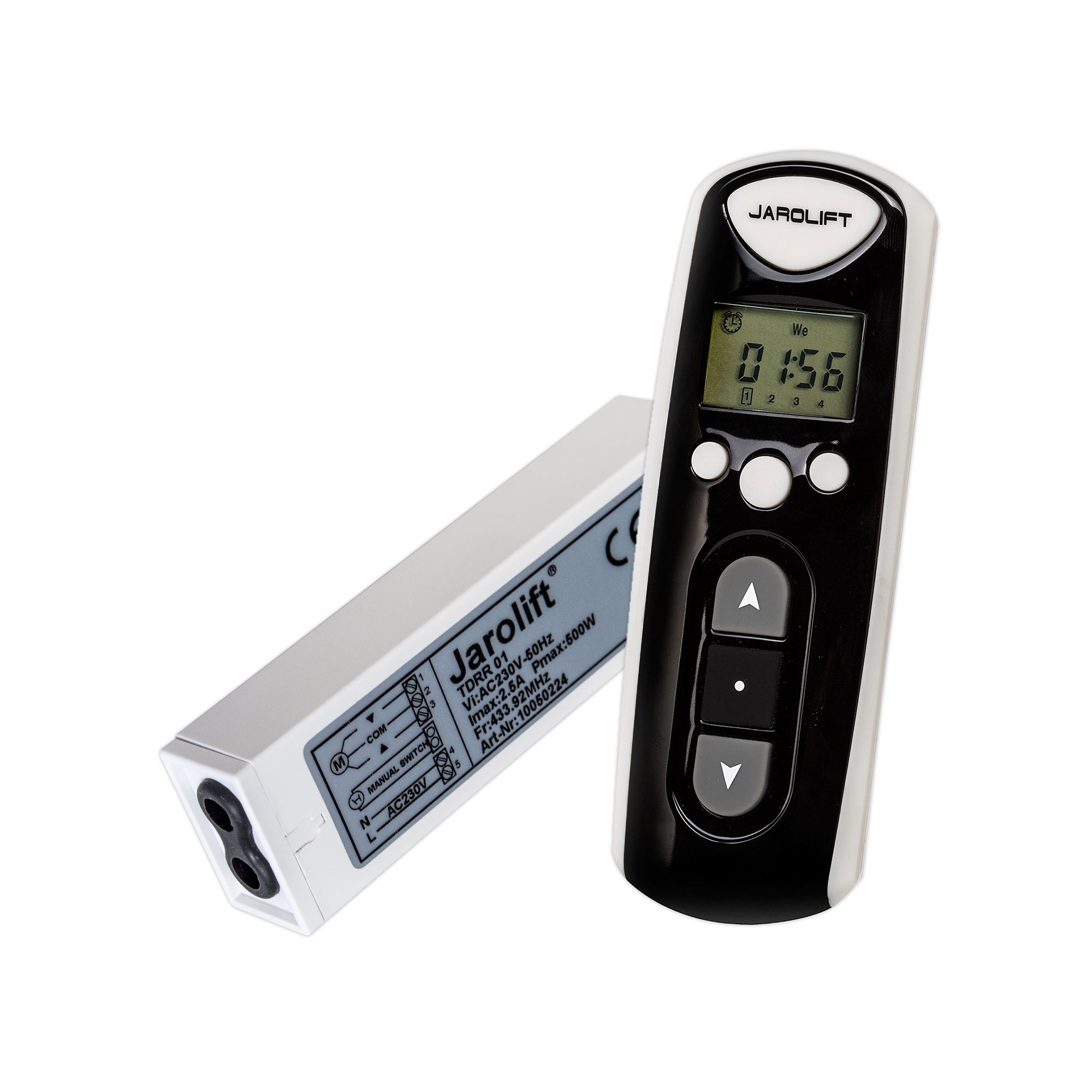 Timer radio comandato + ricevitore radio A parete esterna (Modello a scelta)