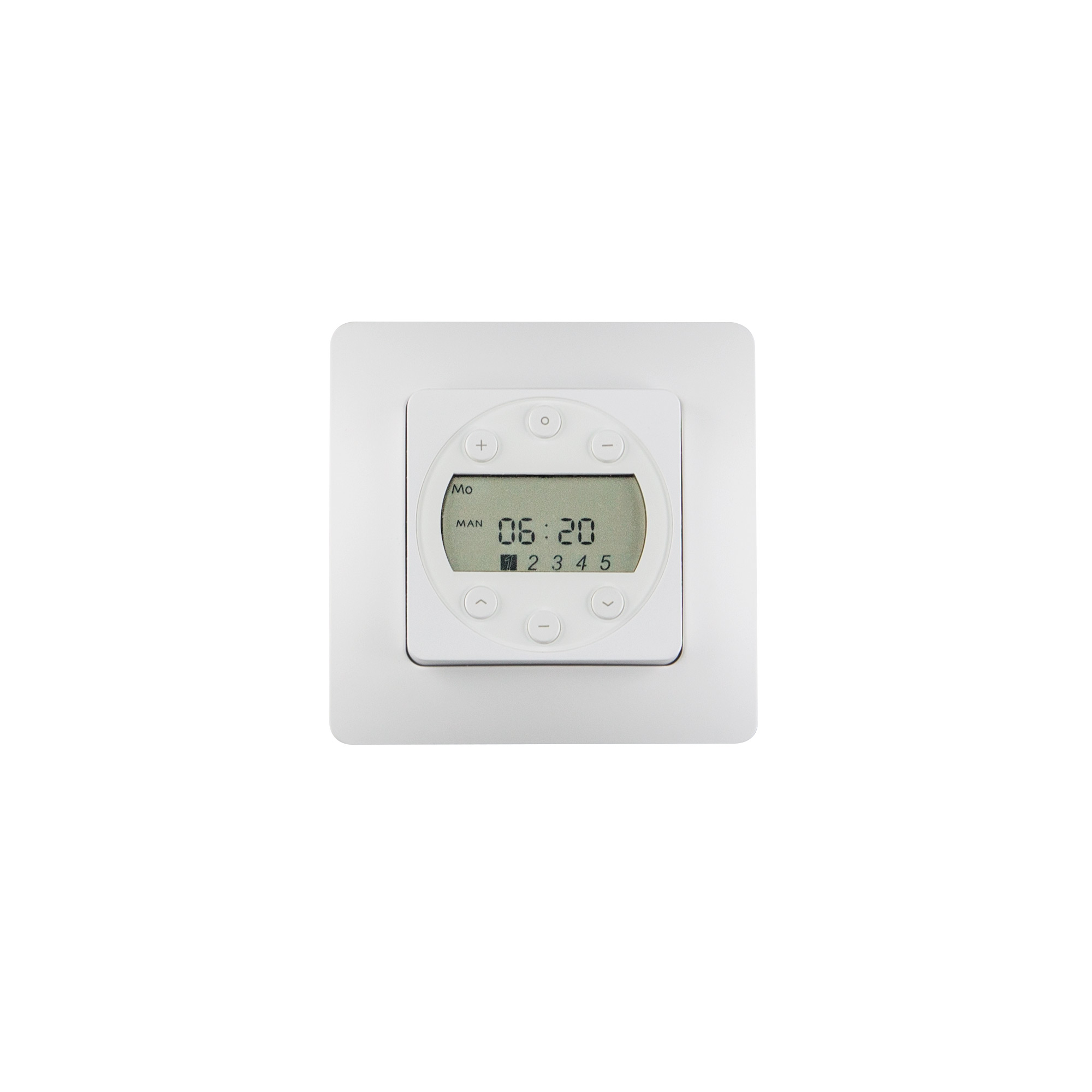 Trasmettitore da parete radio JM | 5 canali con timer JMWST-5 / bianco
