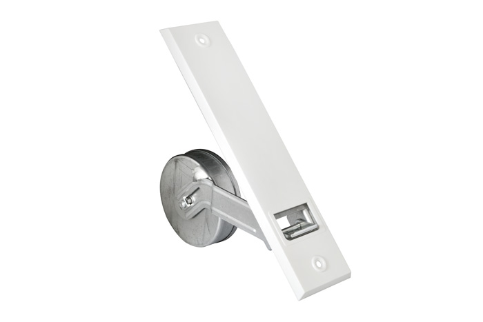 Einlass-Gurtwickler Unterputz inkl. Kunststoff-Abdeckplatte | weiß / LA: 160 mm 