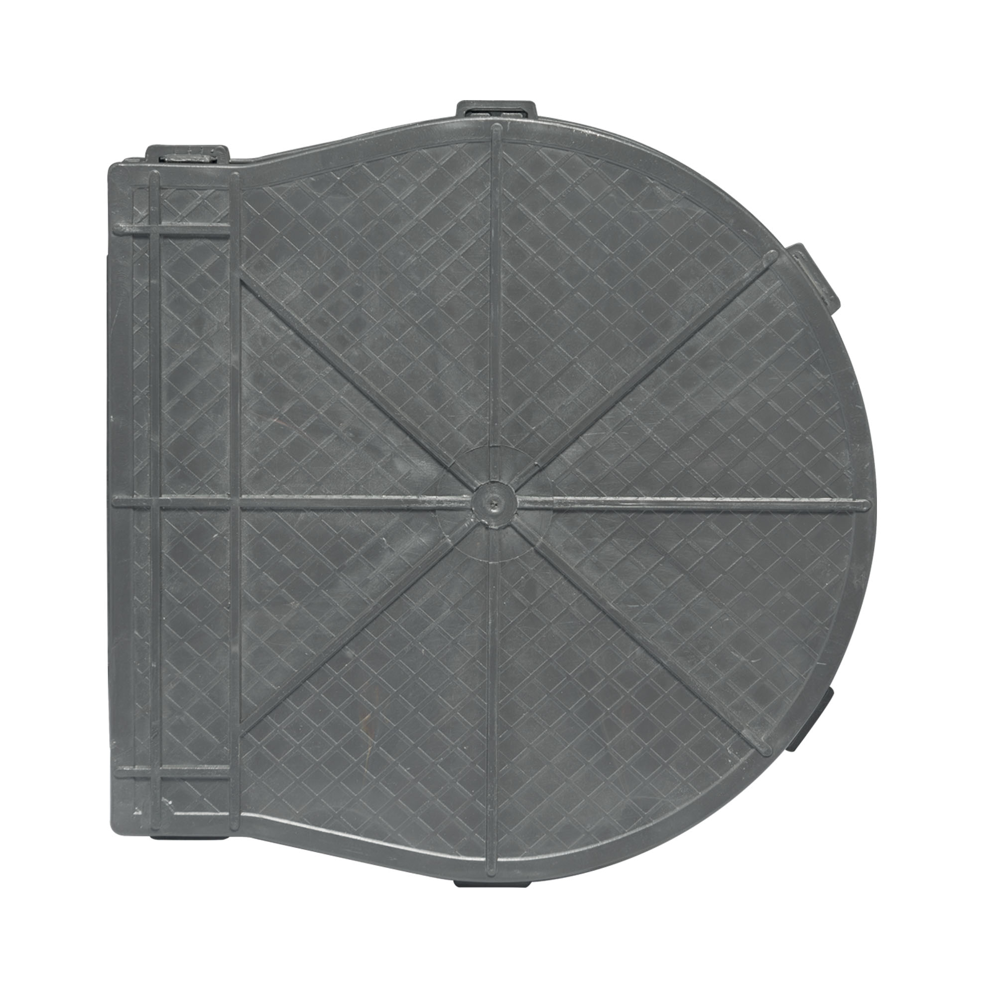 Cassetta da incasso per avvolgitore a ingranaggio MK186 / plastica / luce: 186 mm / nero
