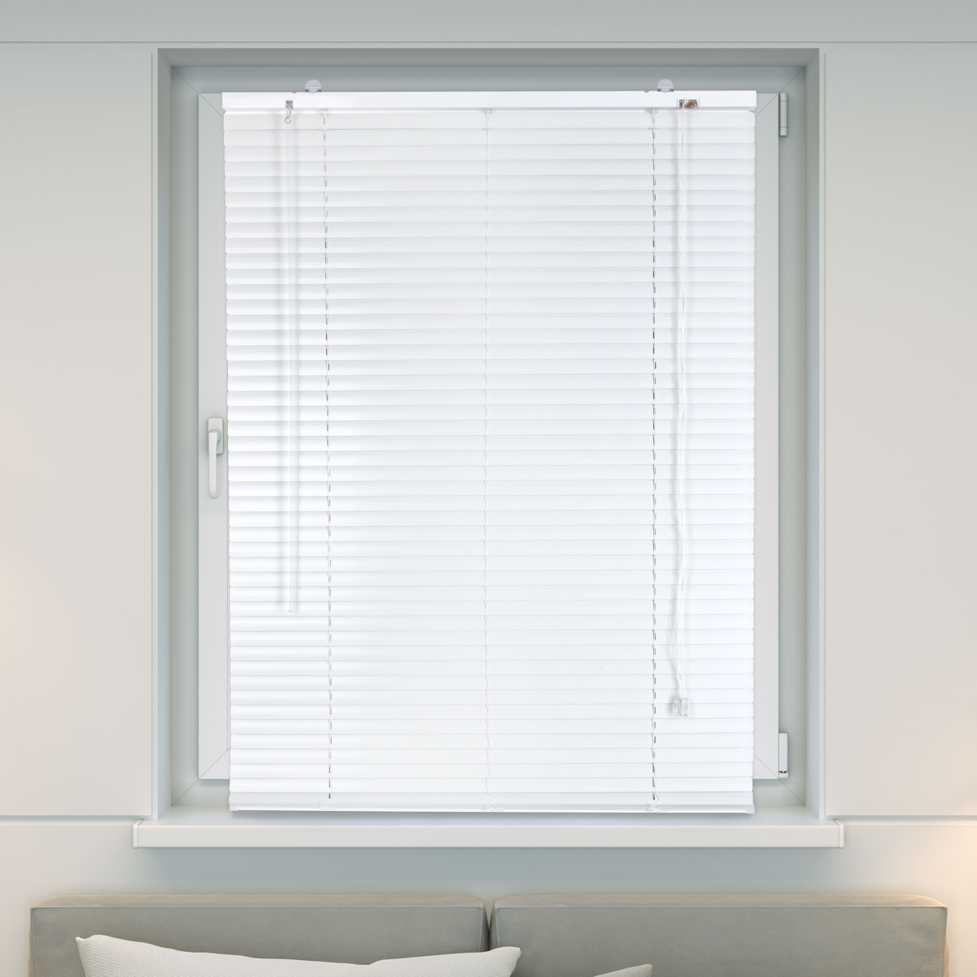 Veneziana in alluminio | 140 x 220 cm, bianco opaco