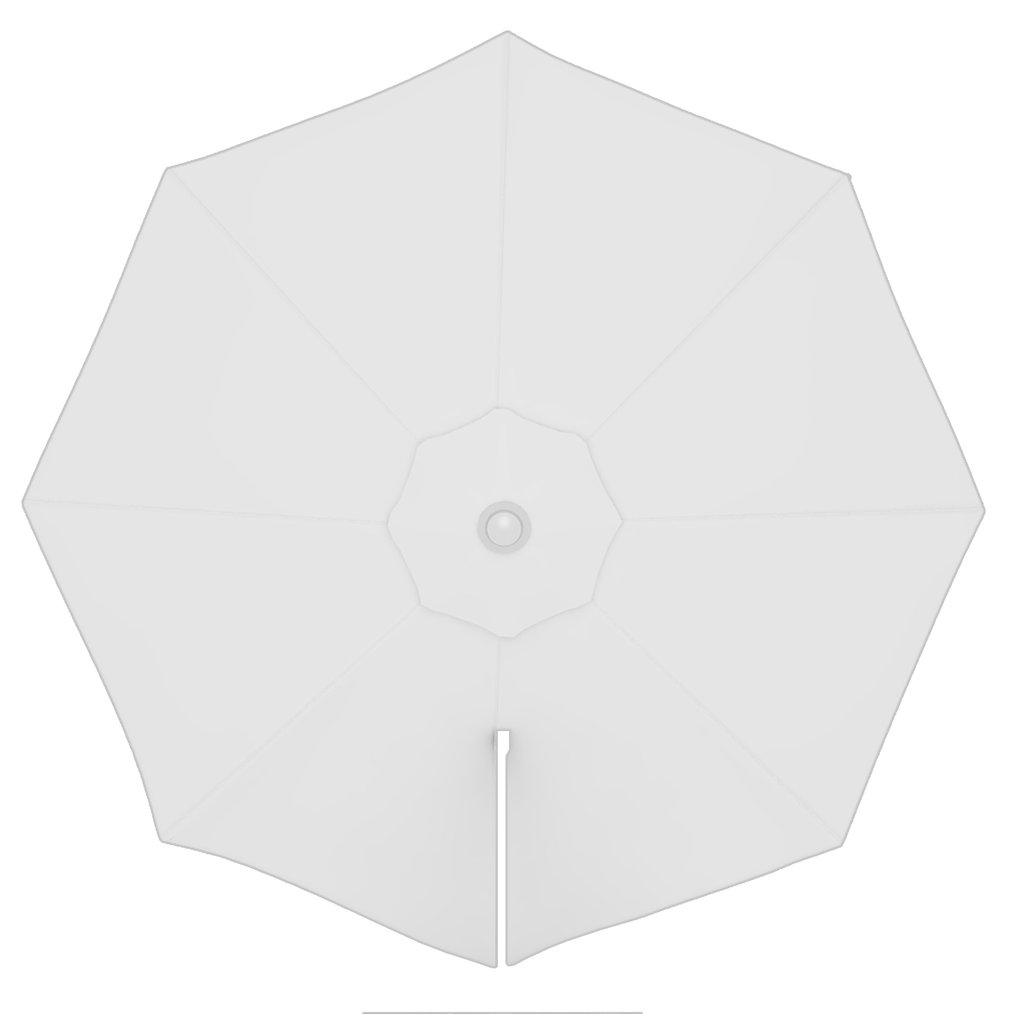 Copertura per Ombrellone decentrato Parapenda (Plus) | 3,5 m, rotondo, bianco