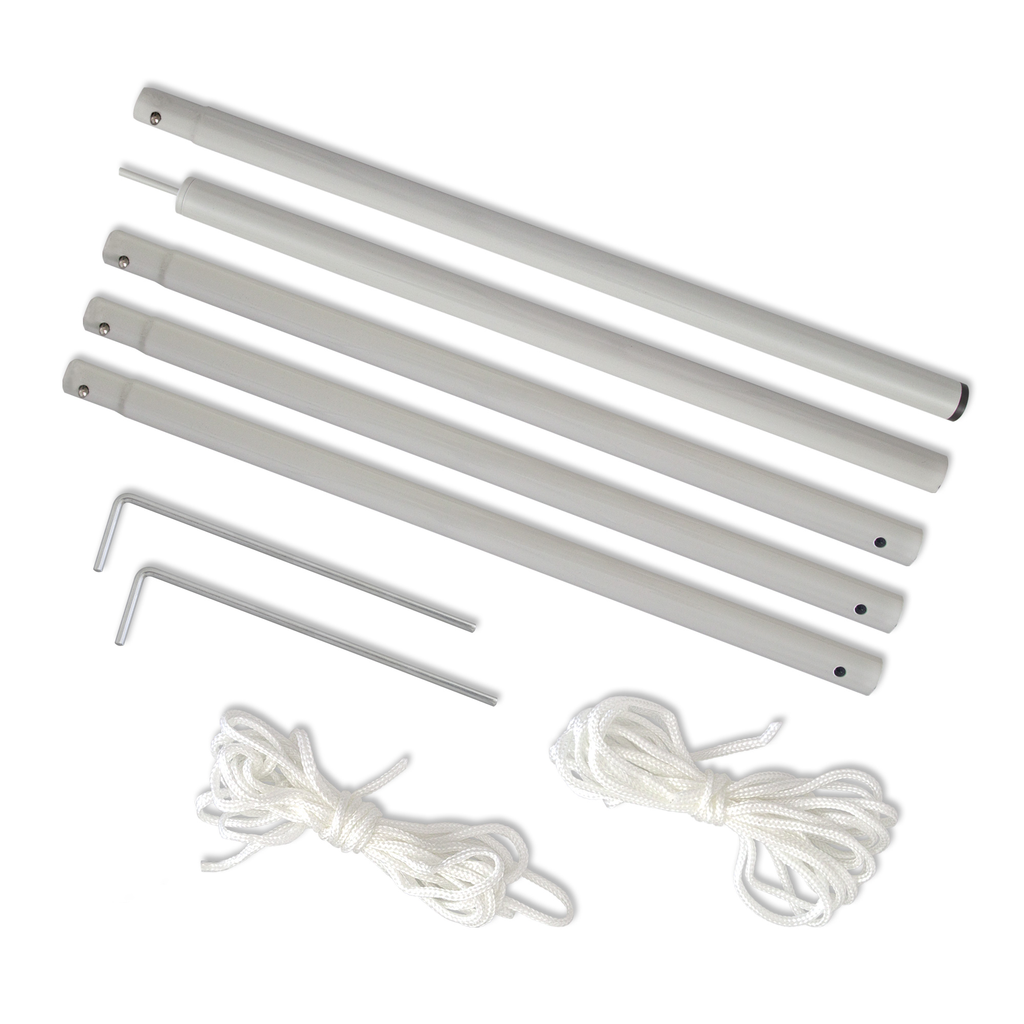                                     Stangenset für Sonnensegel | steckbar auf  100 cm / 150 cm / 200 cm / 250 cm
                                                                    