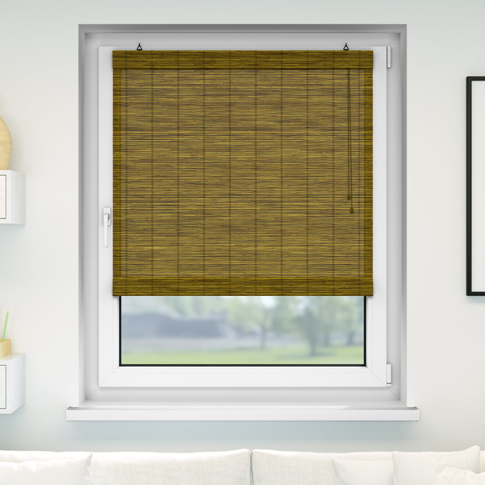 Tenda a pacchetto in bambù | 40 x 130 cm, marrone