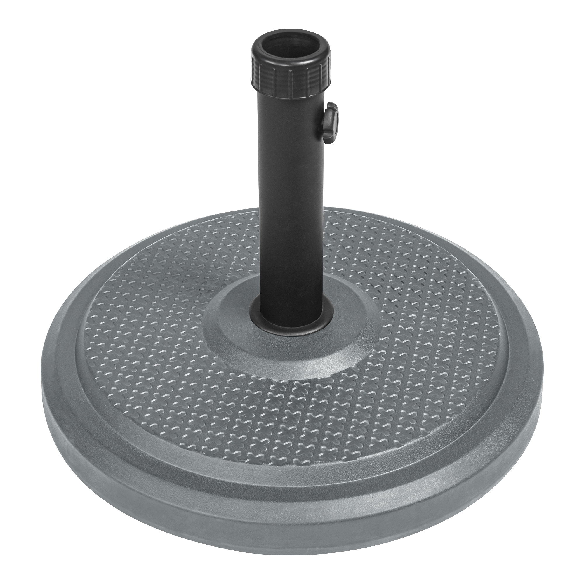 Base per ombrellone standard | rotondo, argento