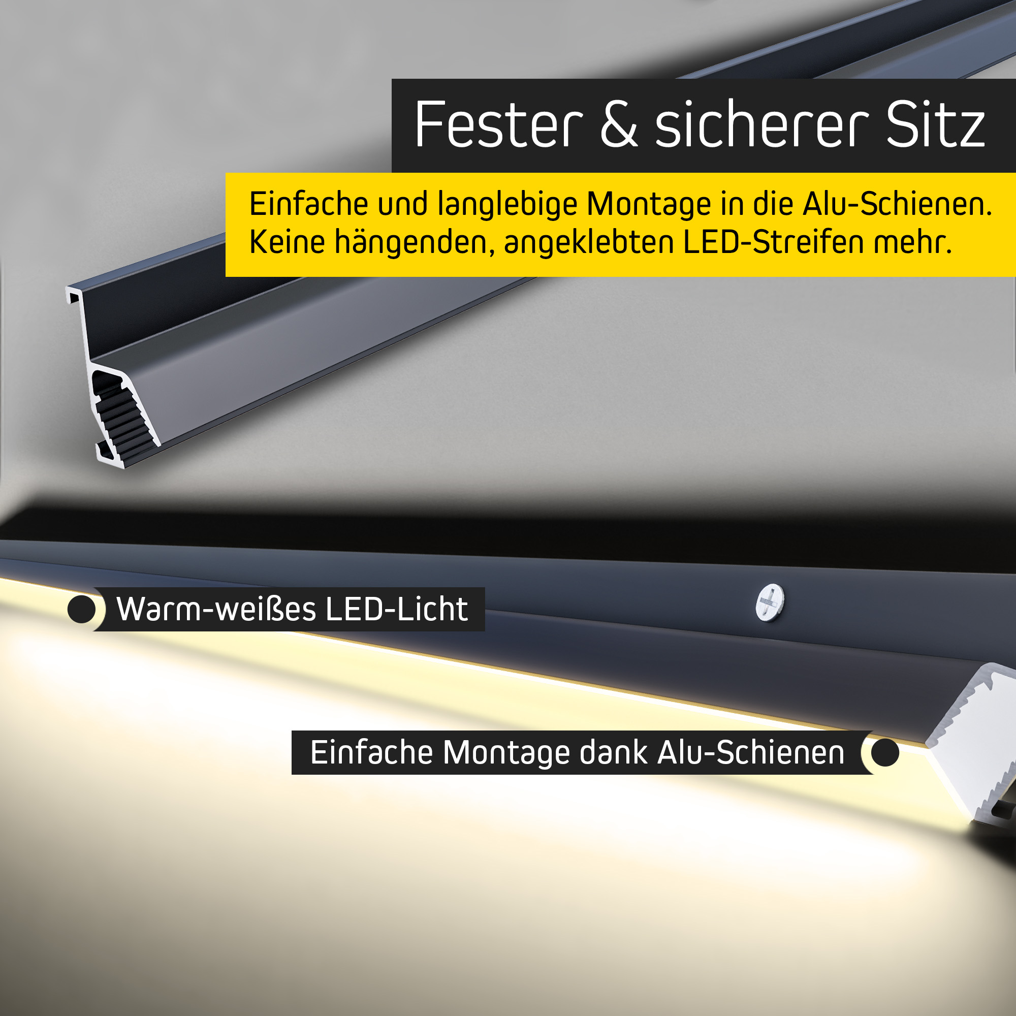 LED-Lichterset für Pergola mit Lamellendach | 3 x 3 m, anthrazit 