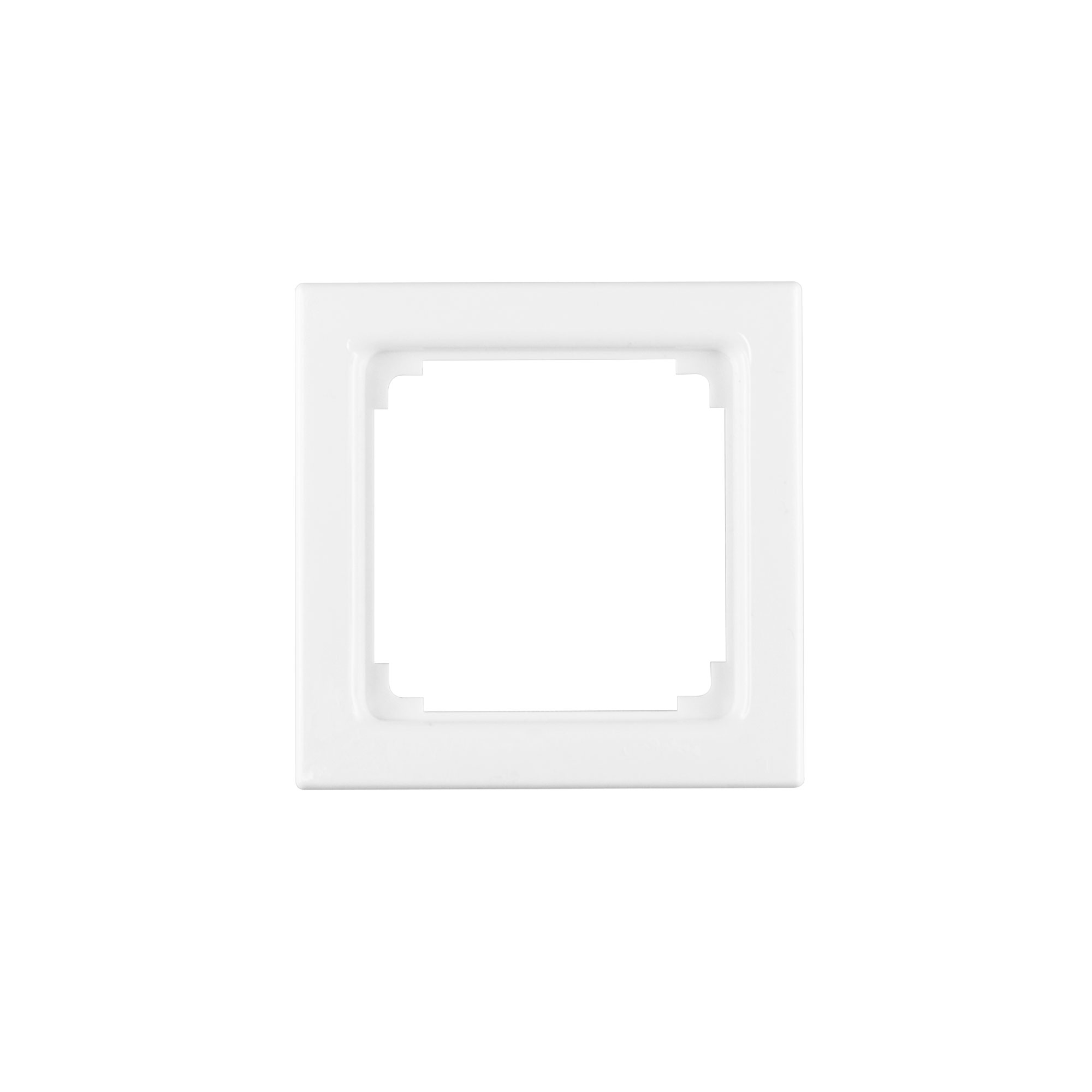 Quadratischer Zwischenrahmen für Schalter oder Steckdosen, schlichtes Design