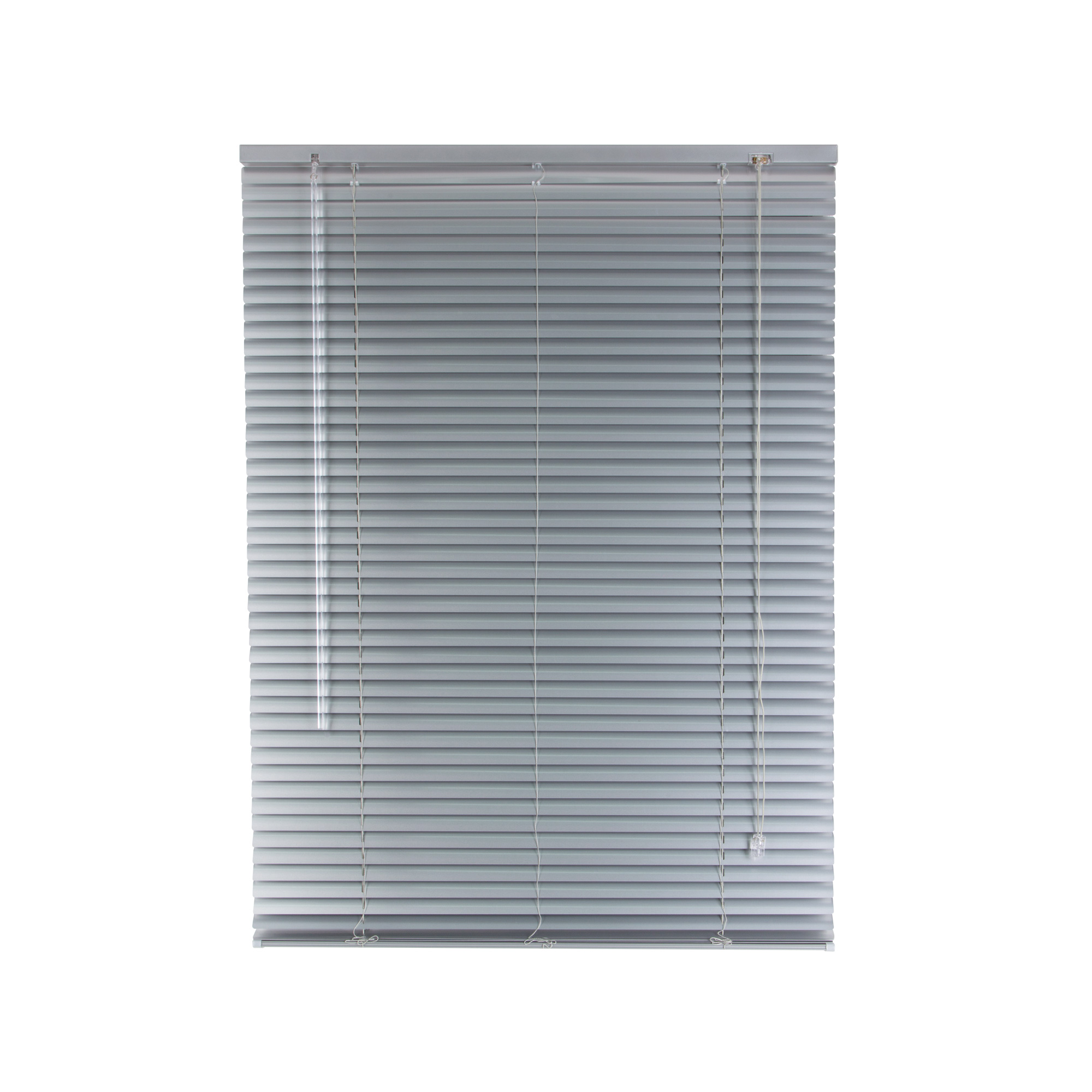 Aluminium Jalousie | 65 x 130 cm, silber glänzend 