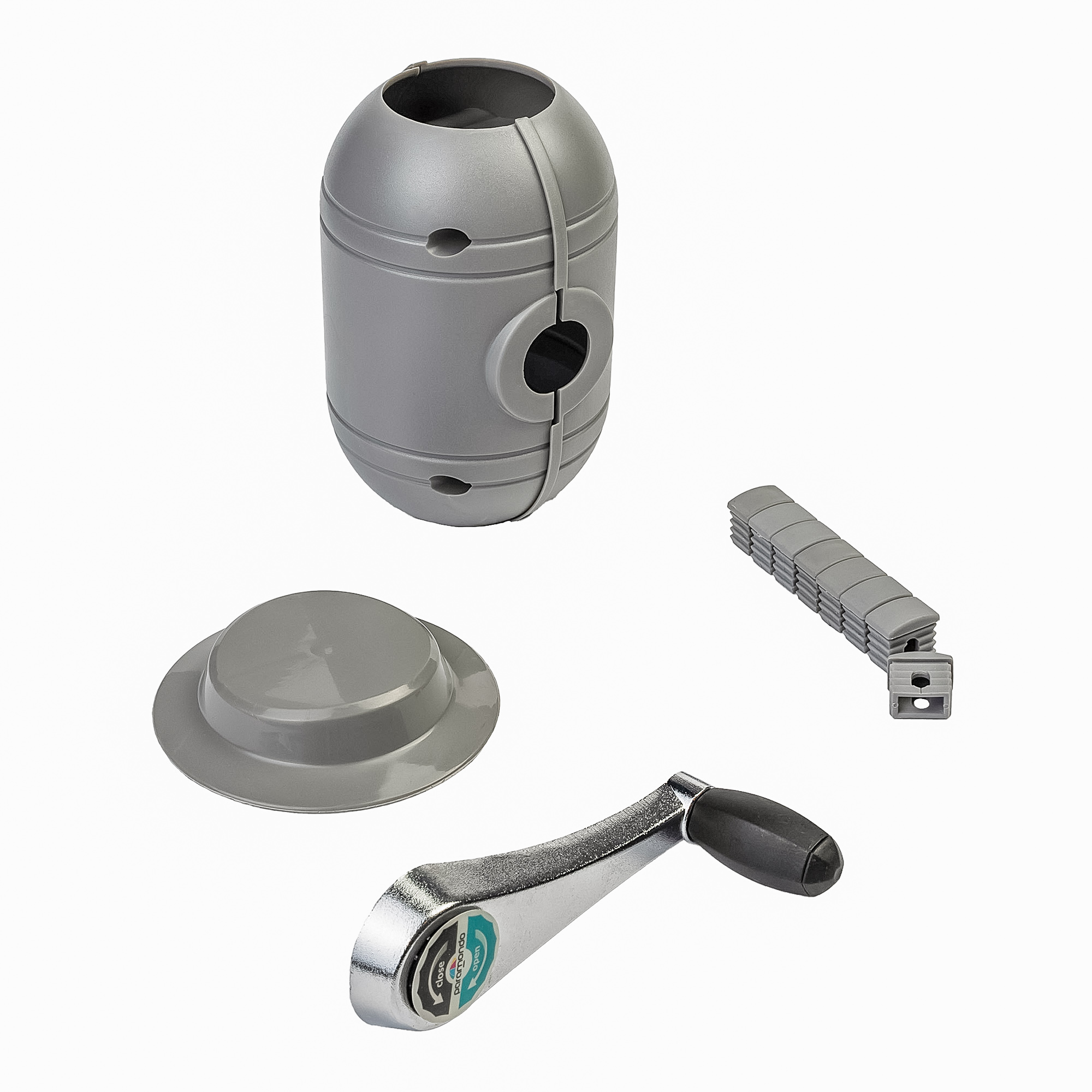 Set di ricambio 2 per ombrellone Interpara | argento