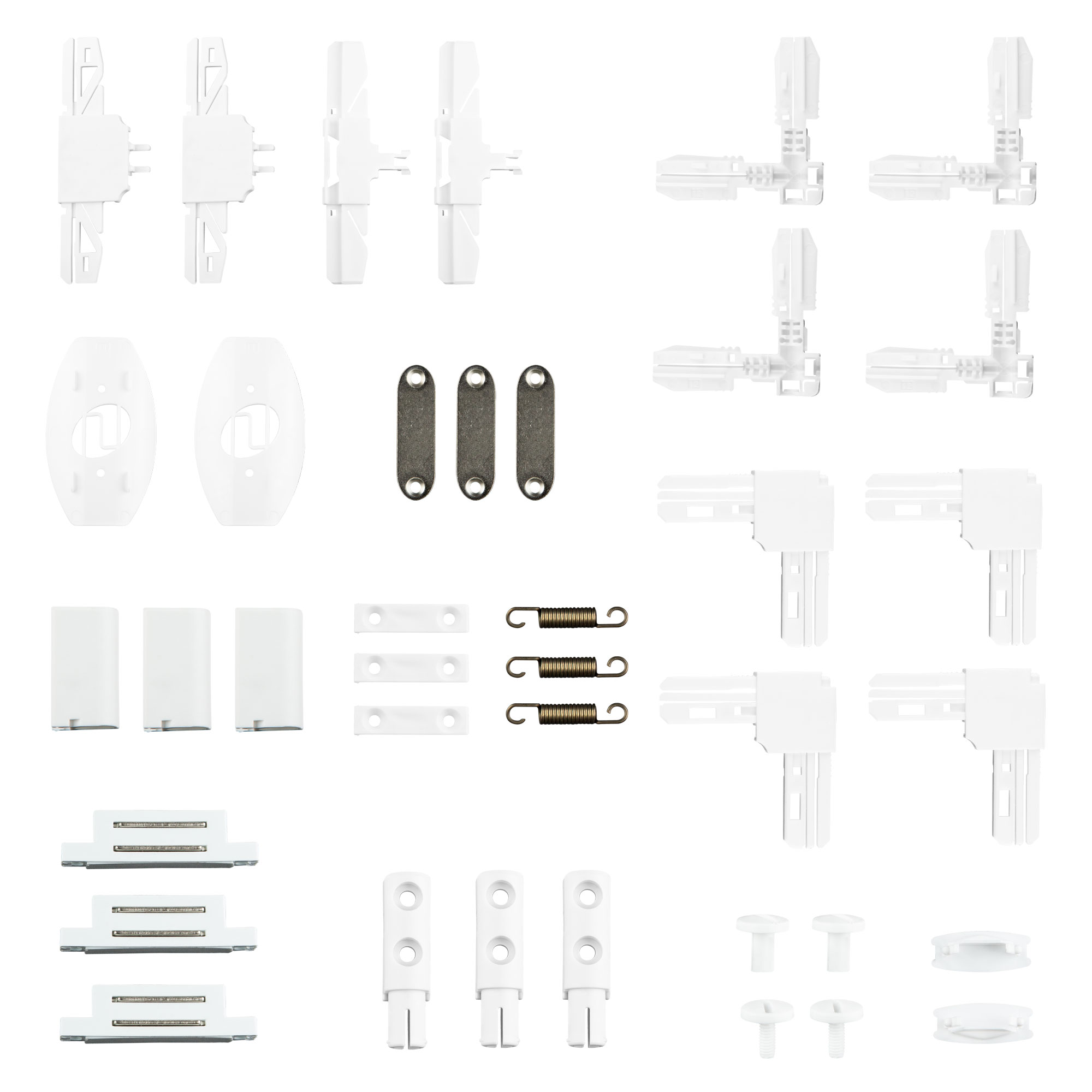 Set di ricambio per zanzariere battenti Profi Line & Eco | bianco