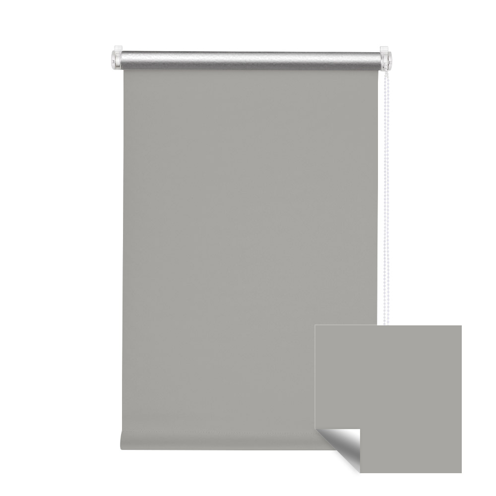 Klemmfix Tenebra Verdunkelungsrollo / Thermorollo | 35 x 160 cm, grau