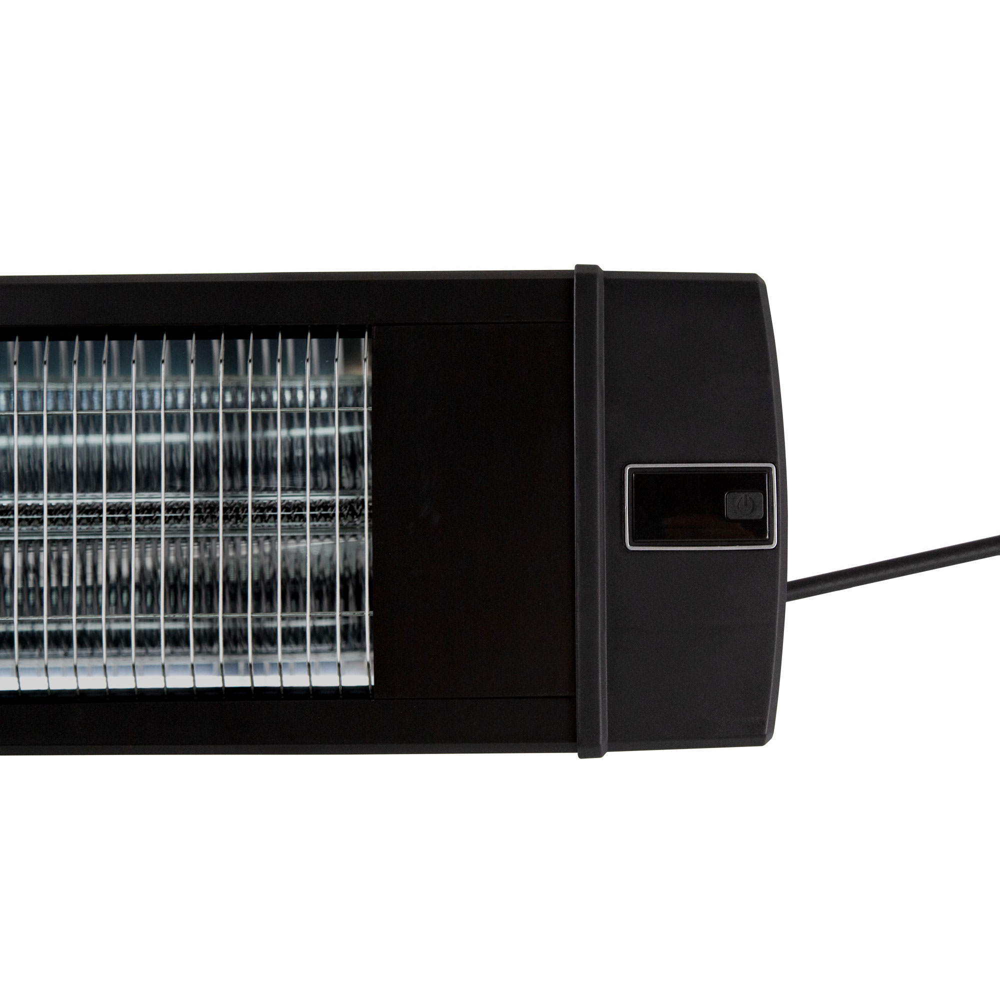 Karbon-Infrarotstrahler mit Gitter und Kabel, 2500 Watt Heizleistung