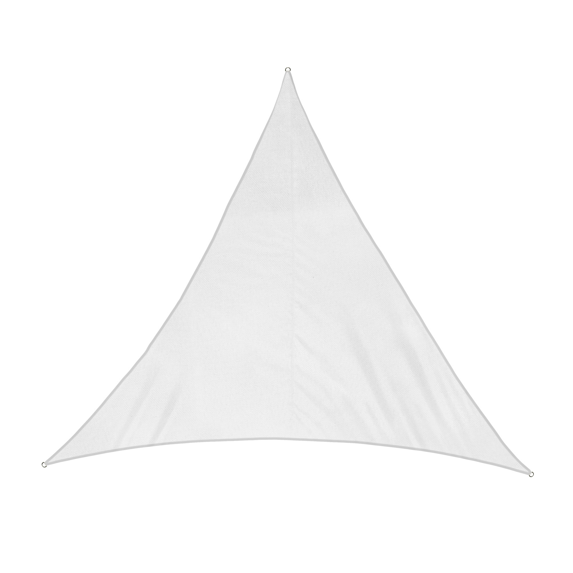 Sonnensegel - Polyester / wasserabweisend | 3,0 x 3,0 x 3,0 m, dreieckig, cremeweiß