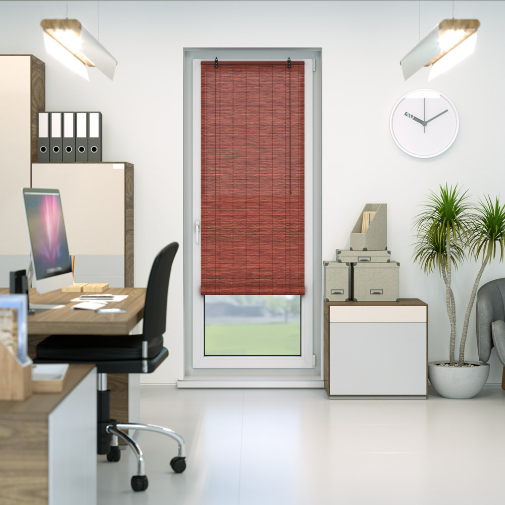 Bambusrollo | 90 x 160 cm, kirsche