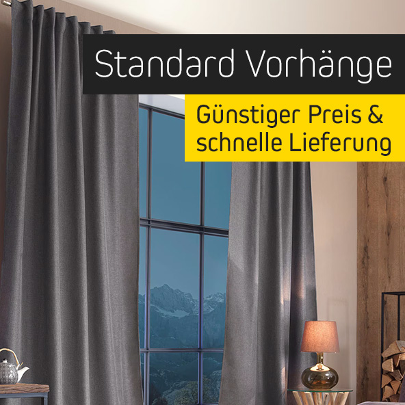 Vorhänge & Gardinen in Standardgrößen