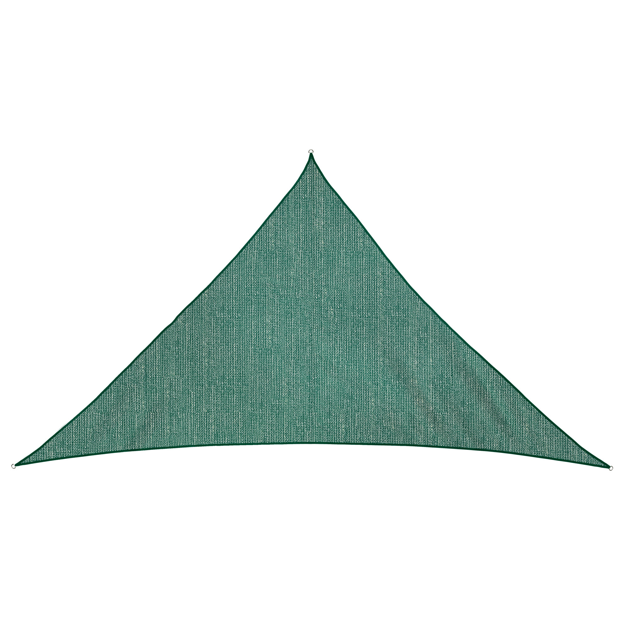 Sonnensegel - HDPE / atmungsaktiv | 5,1 x 3,6 x 3,6 m, rechtwinklig-dreieckig, grün