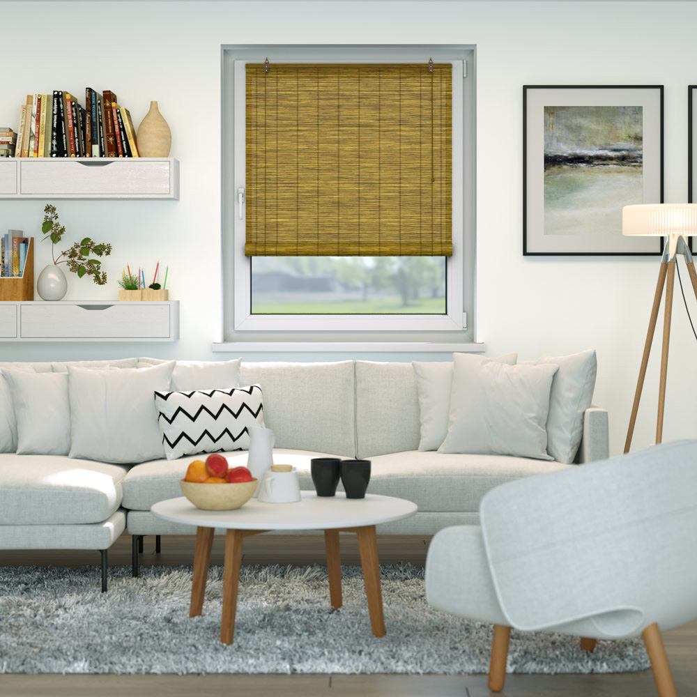 Tenda a rullo in bambù | 140 x 220 cm, marrone