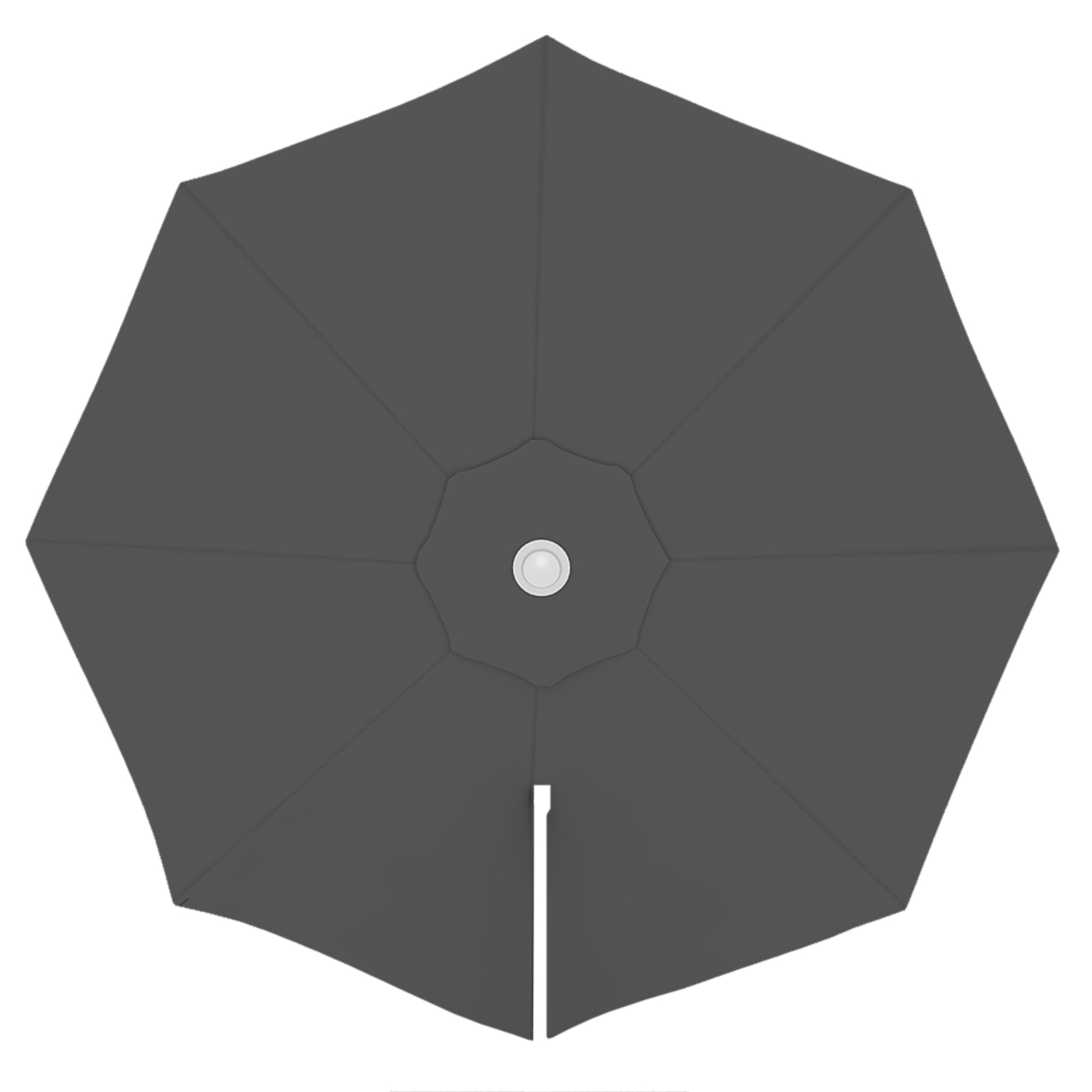 Copertura per Ombrellone decentrato Parapenda (Plus) | 3,5 m, rotondo, grigio