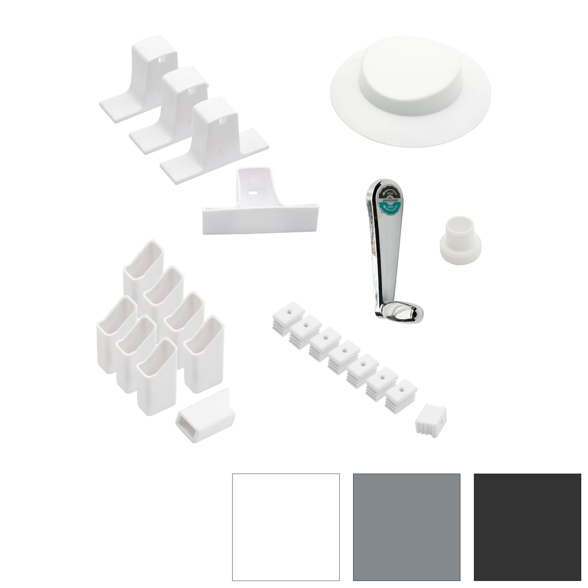 Set di ricambio per ombrellone grande da giardino (Modello a scelta)