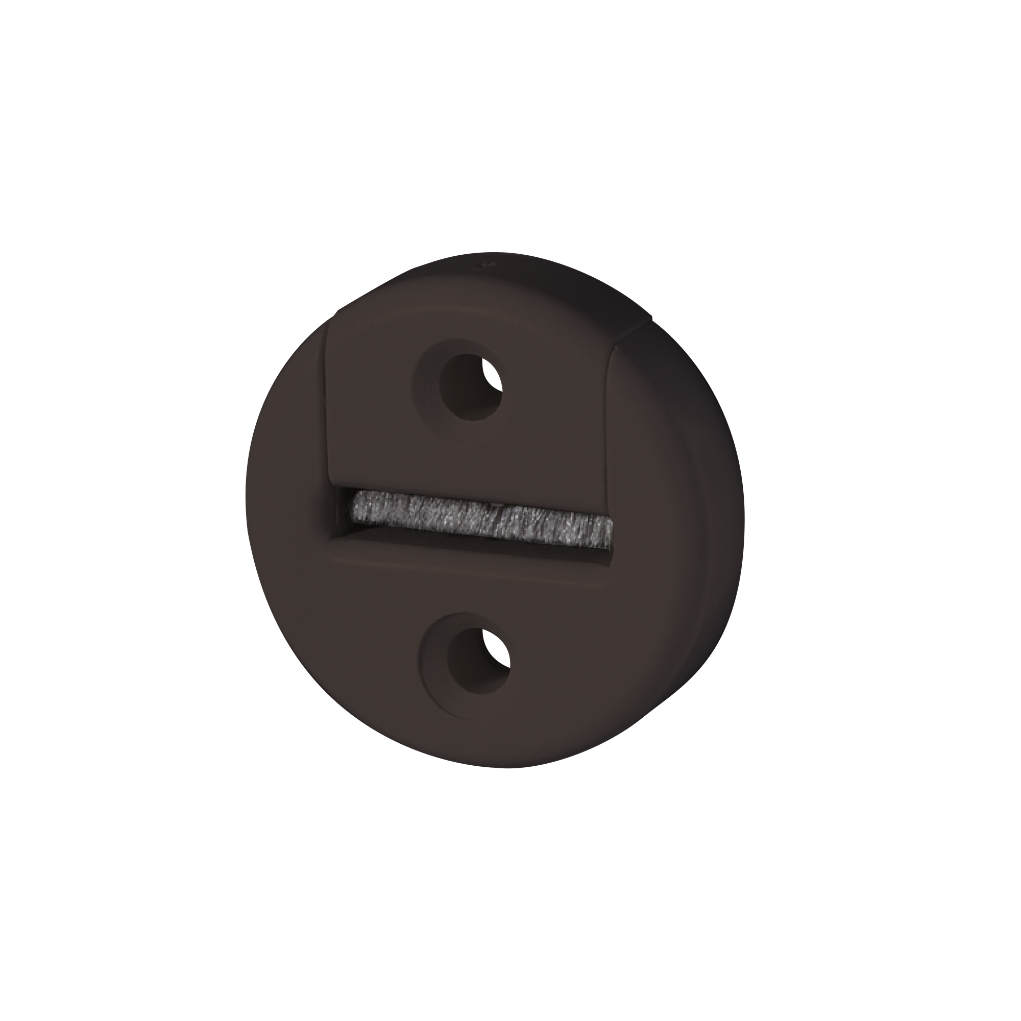 Guida cinturino rotonda con inserto in setole marrone / per cinghia da 23 mm