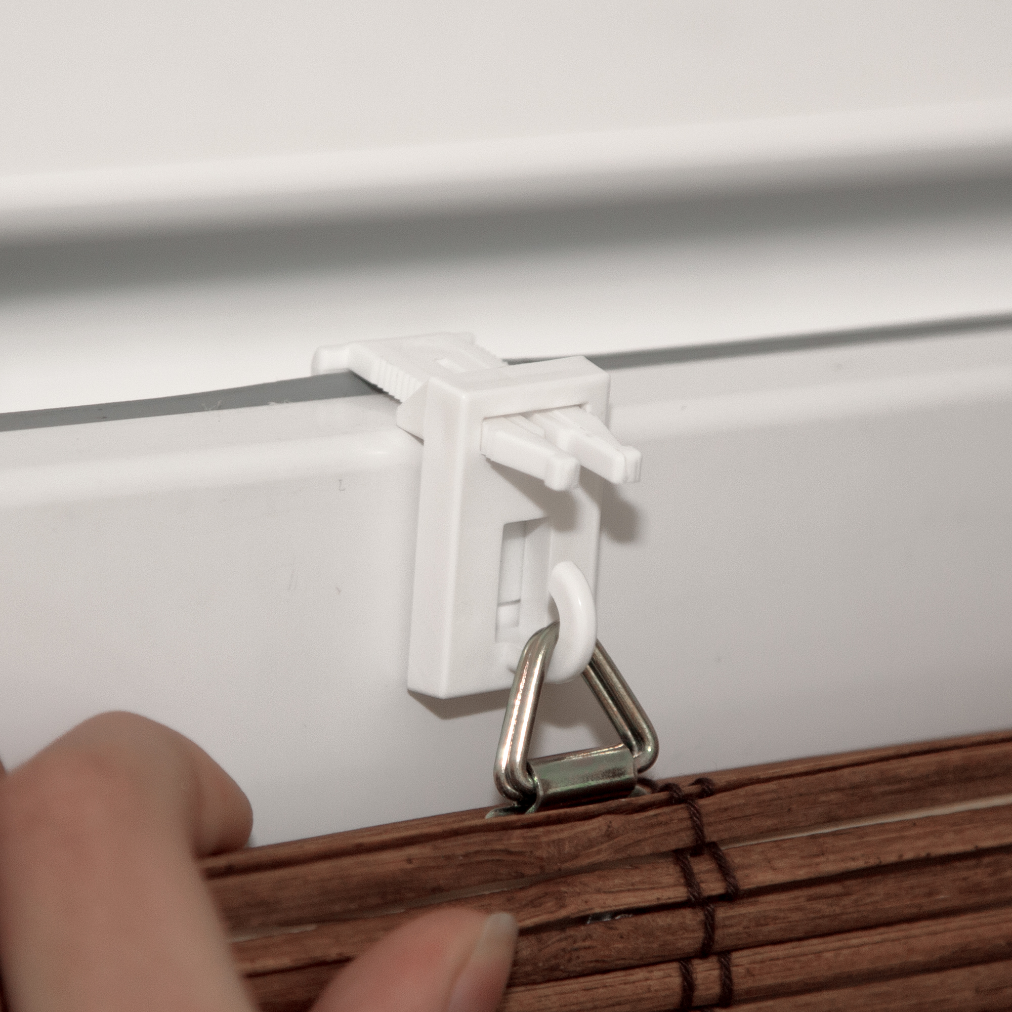 Supporto di fissaggio EasyFit per tende a rullo in bambù Tenda a pacchetto in bambù (Modello a scelta)