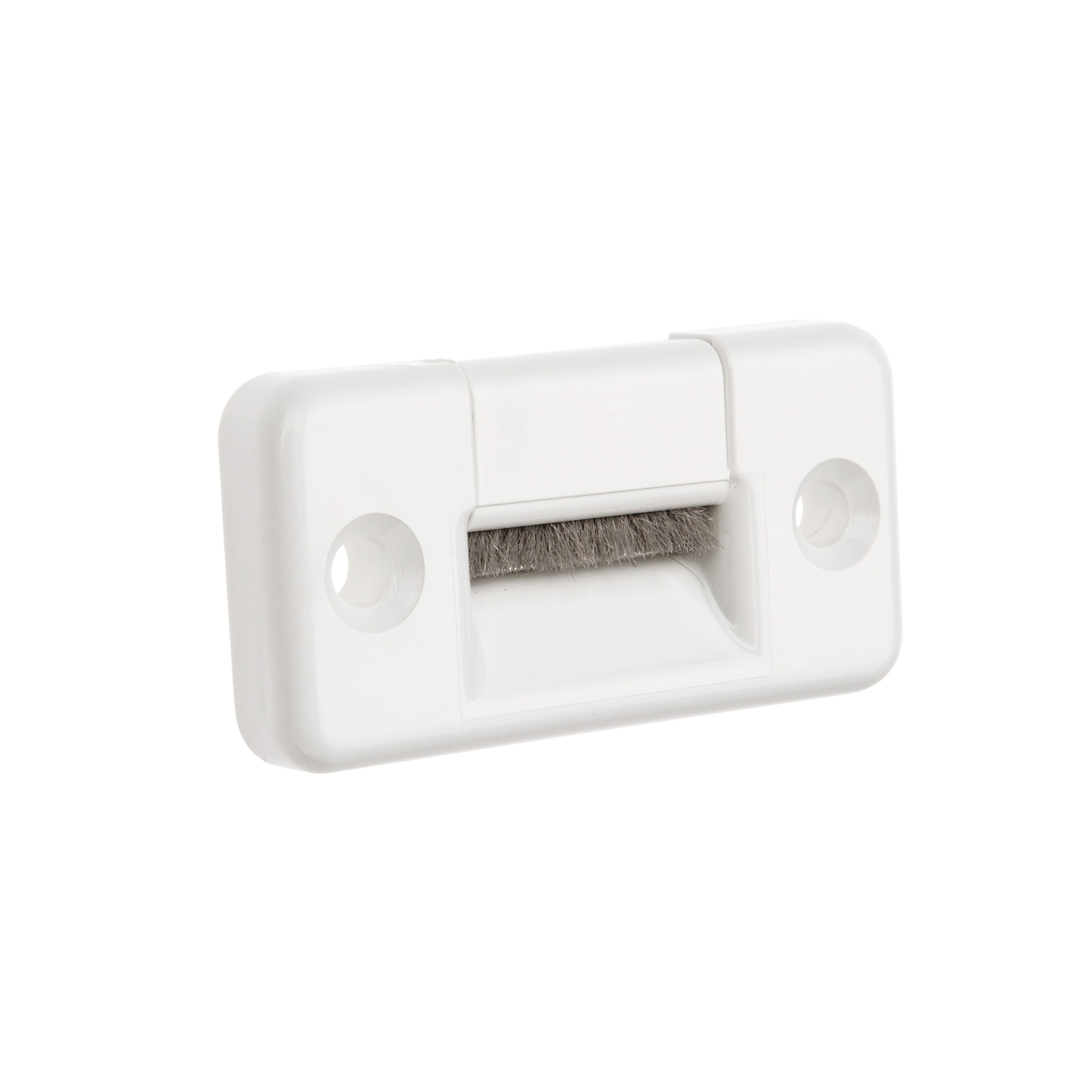 Guida cinturino in 2 pezzi con inserto in setole bianco