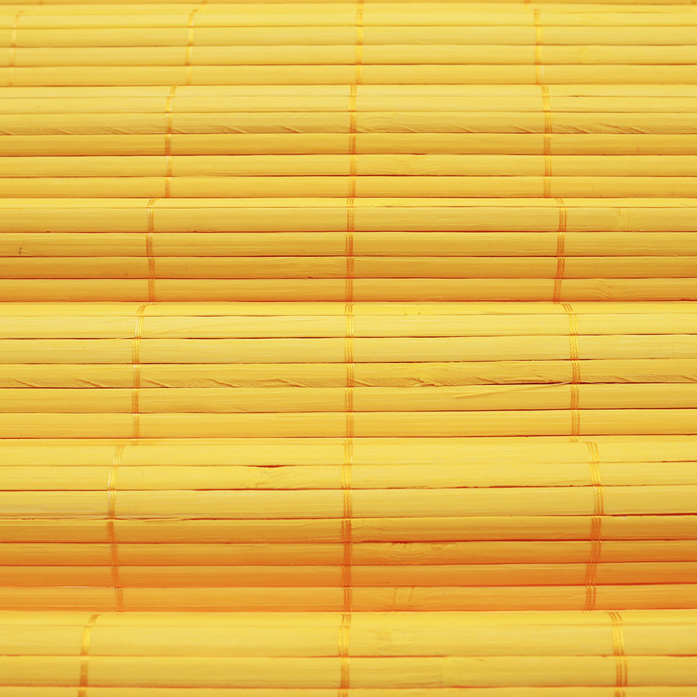 Bambusrollo mit horizontalen Lamellen für Sichtschutz und Dekoration