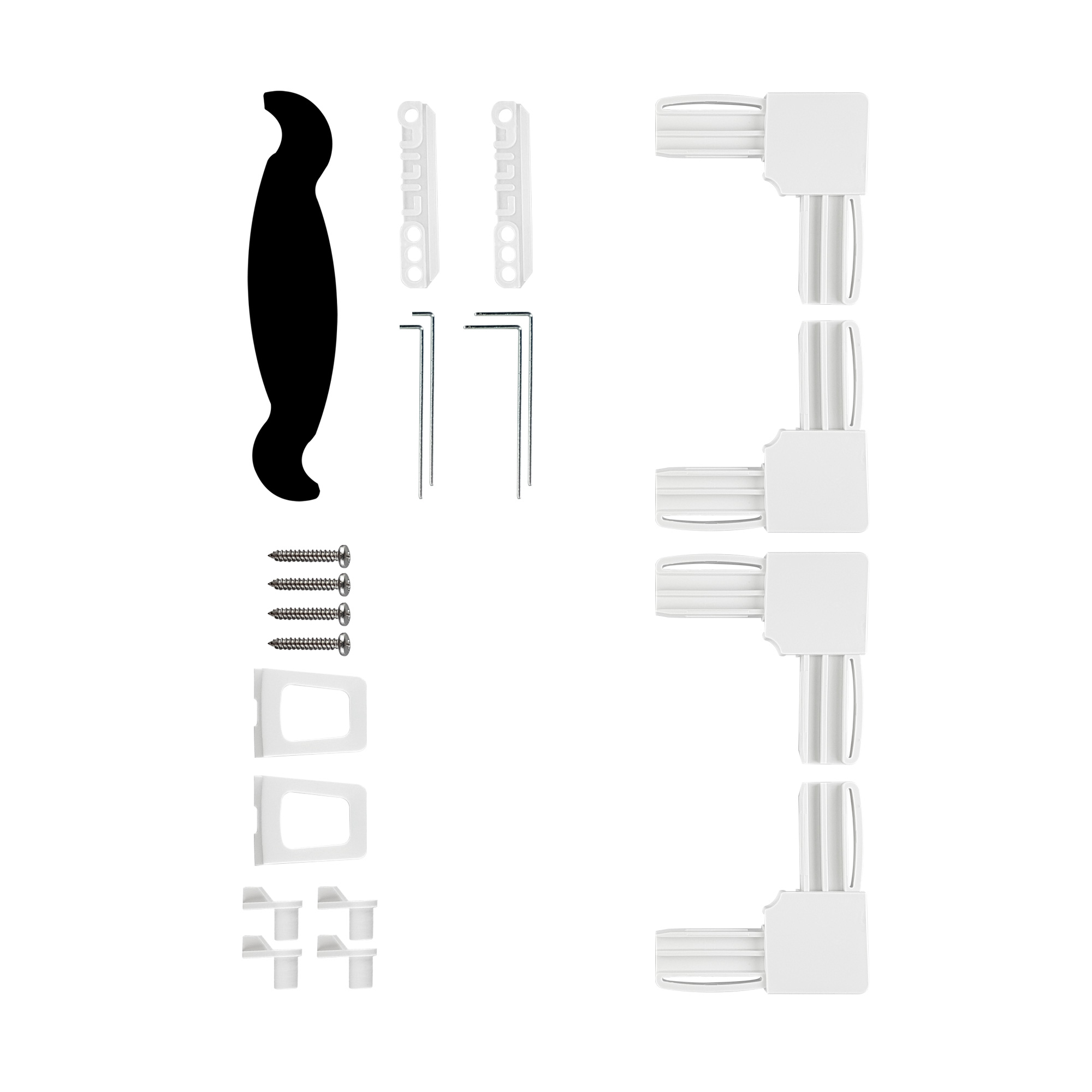 Set di ricambi per telai di zanzariera ProfiLine (Modello a scelta)
