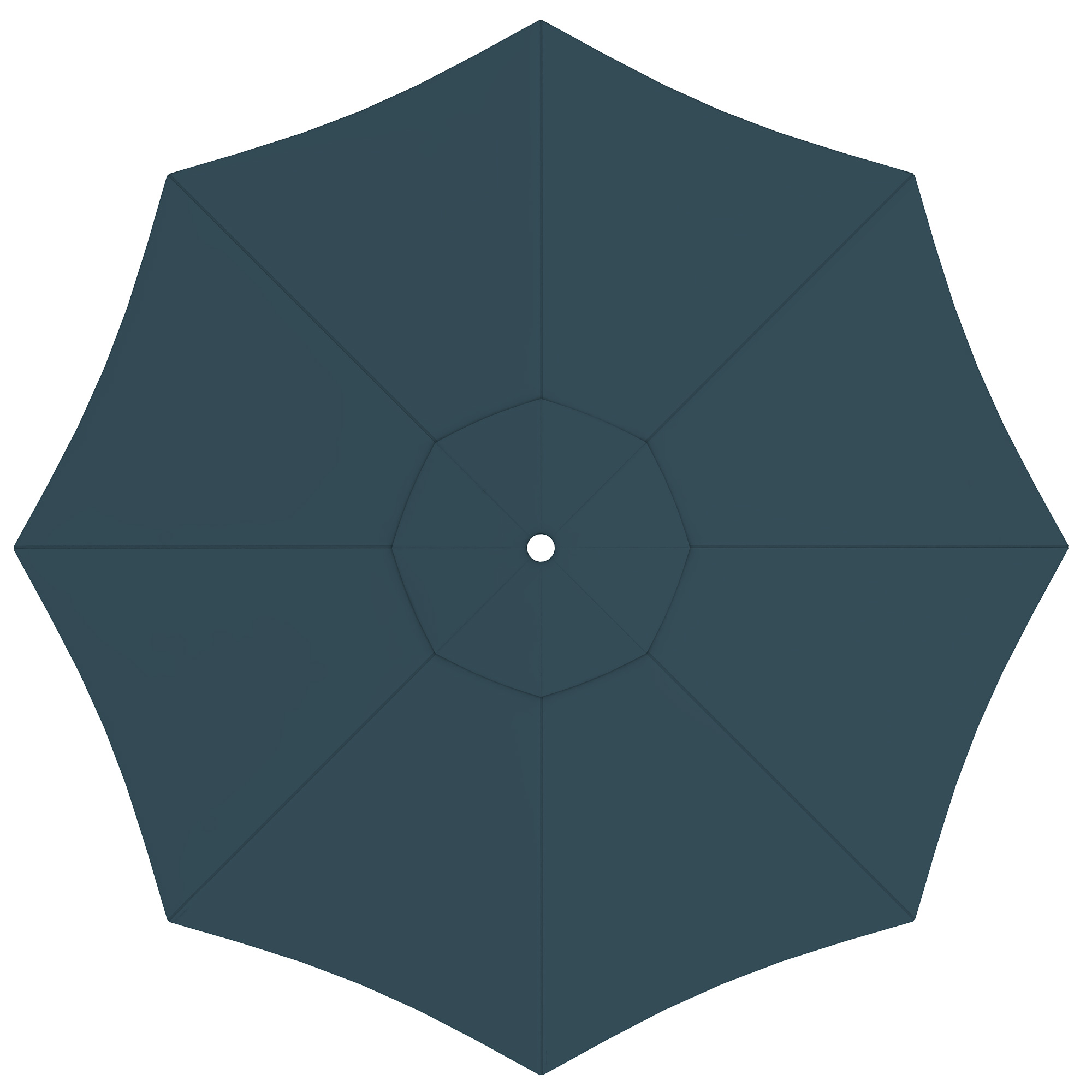 Copertura per ombrellone Interpara | 3,5 m, rotondo, verde