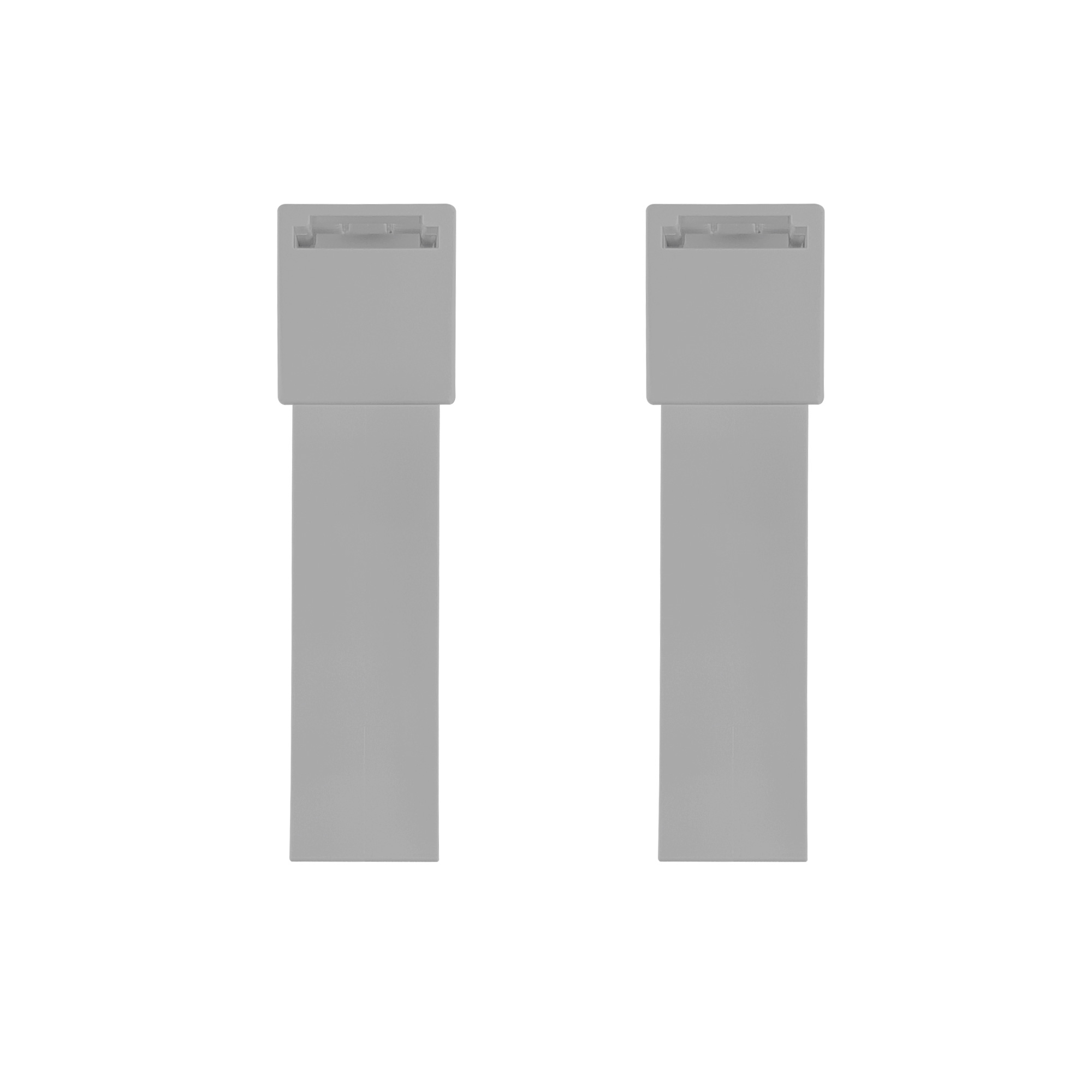 Klemmhalter für Doppelrollo, geeignet für Fensterflügel 15-23 mm, rechteckige Form